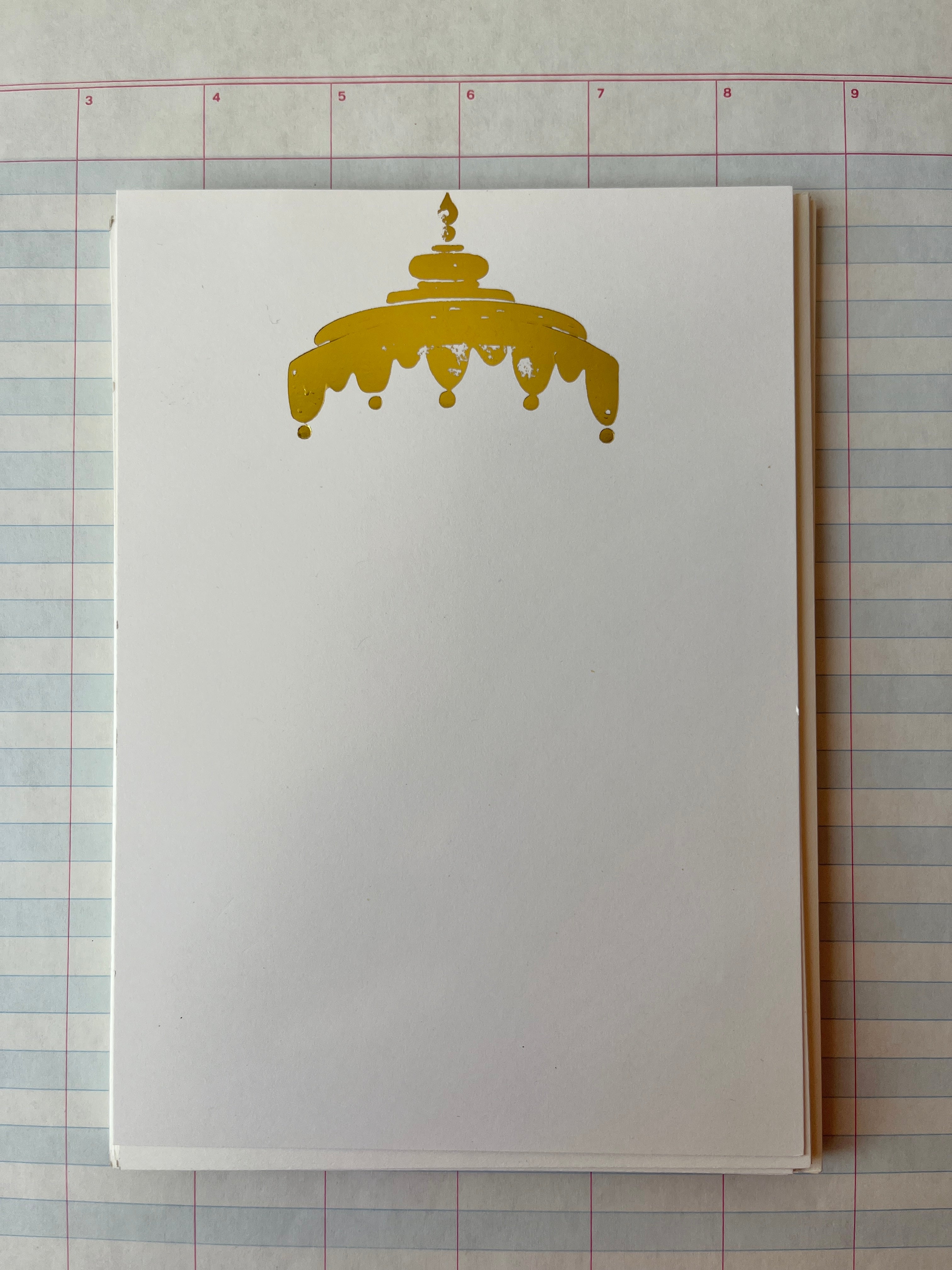 Canopy Foil Pressed Notecards