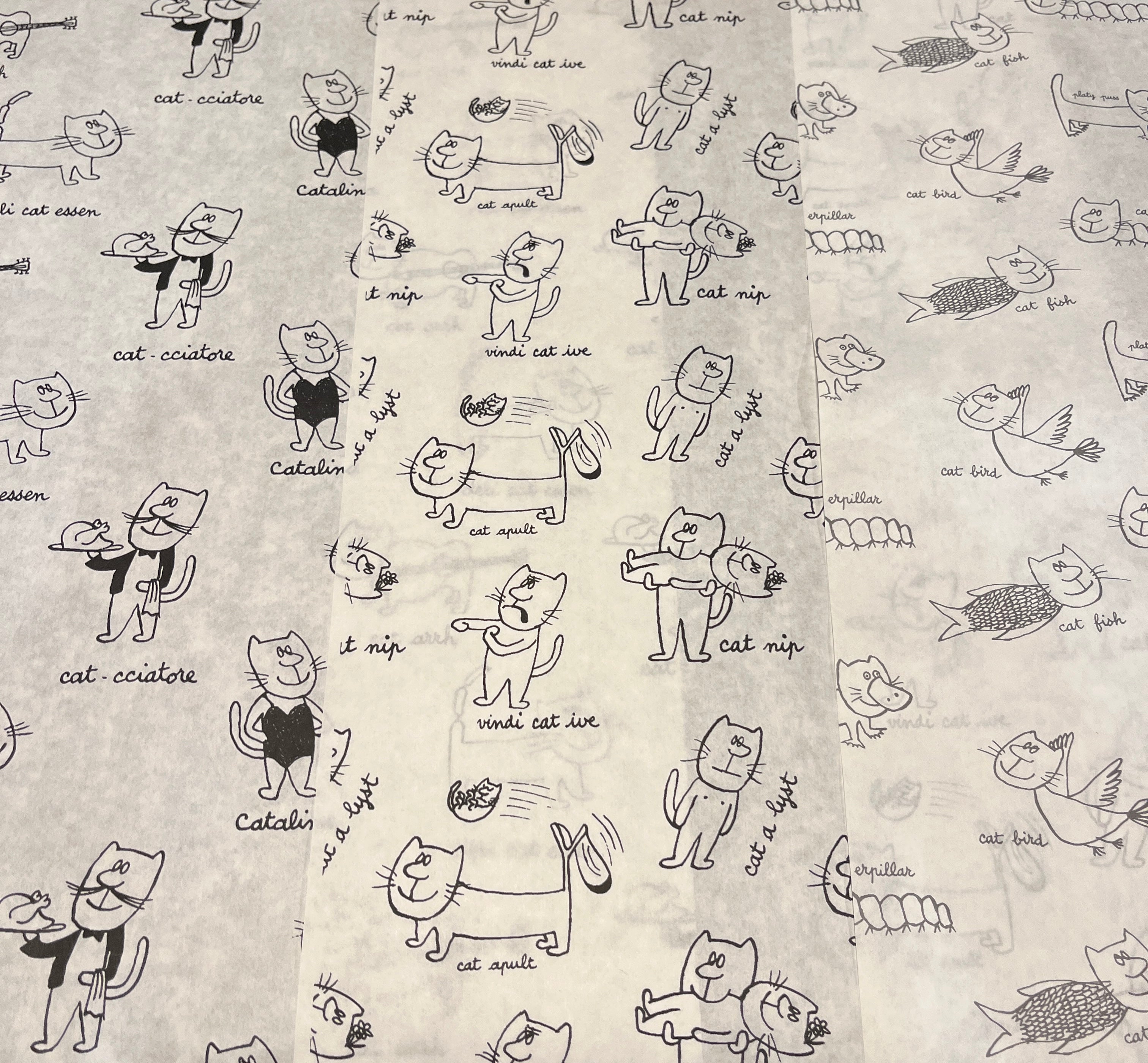 The Cats Pajamas Wrapping Paper Set