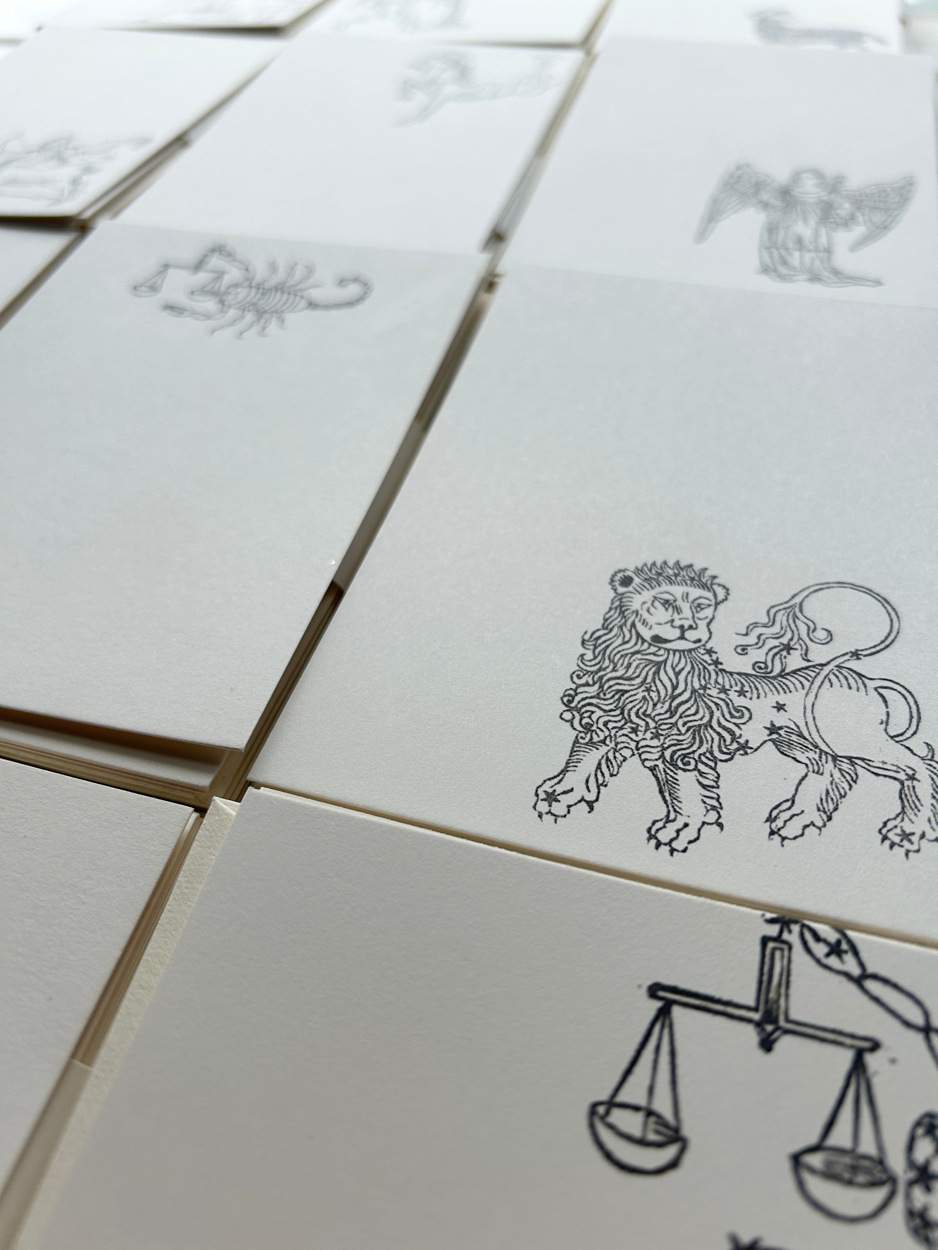 Zodiac Mini Printed Notecards