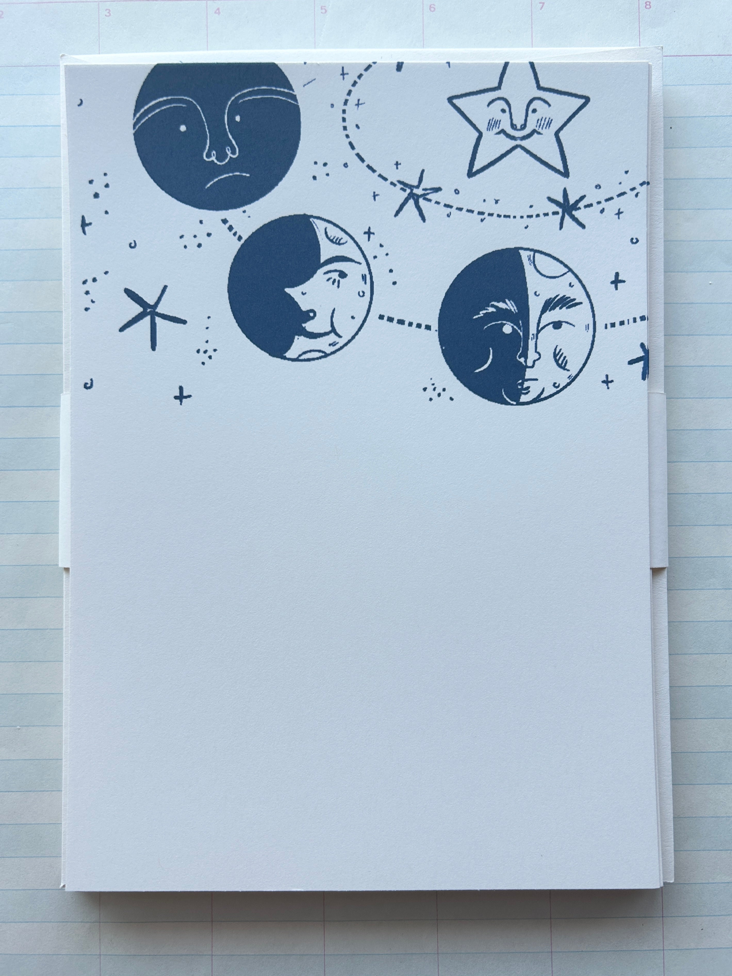 Moon Phases Stationery Set