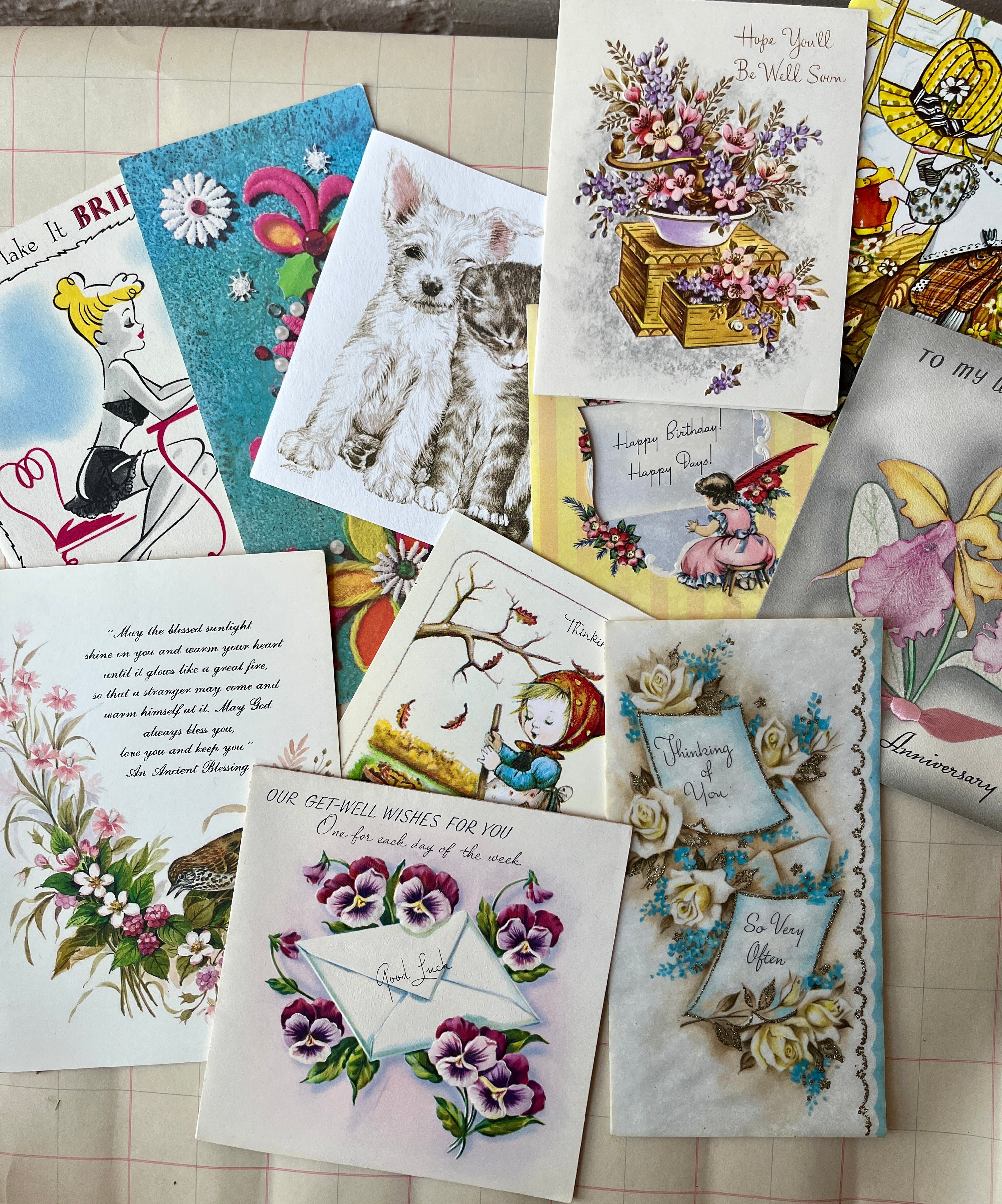 Vintage Greeting Card Sets - PARCEL