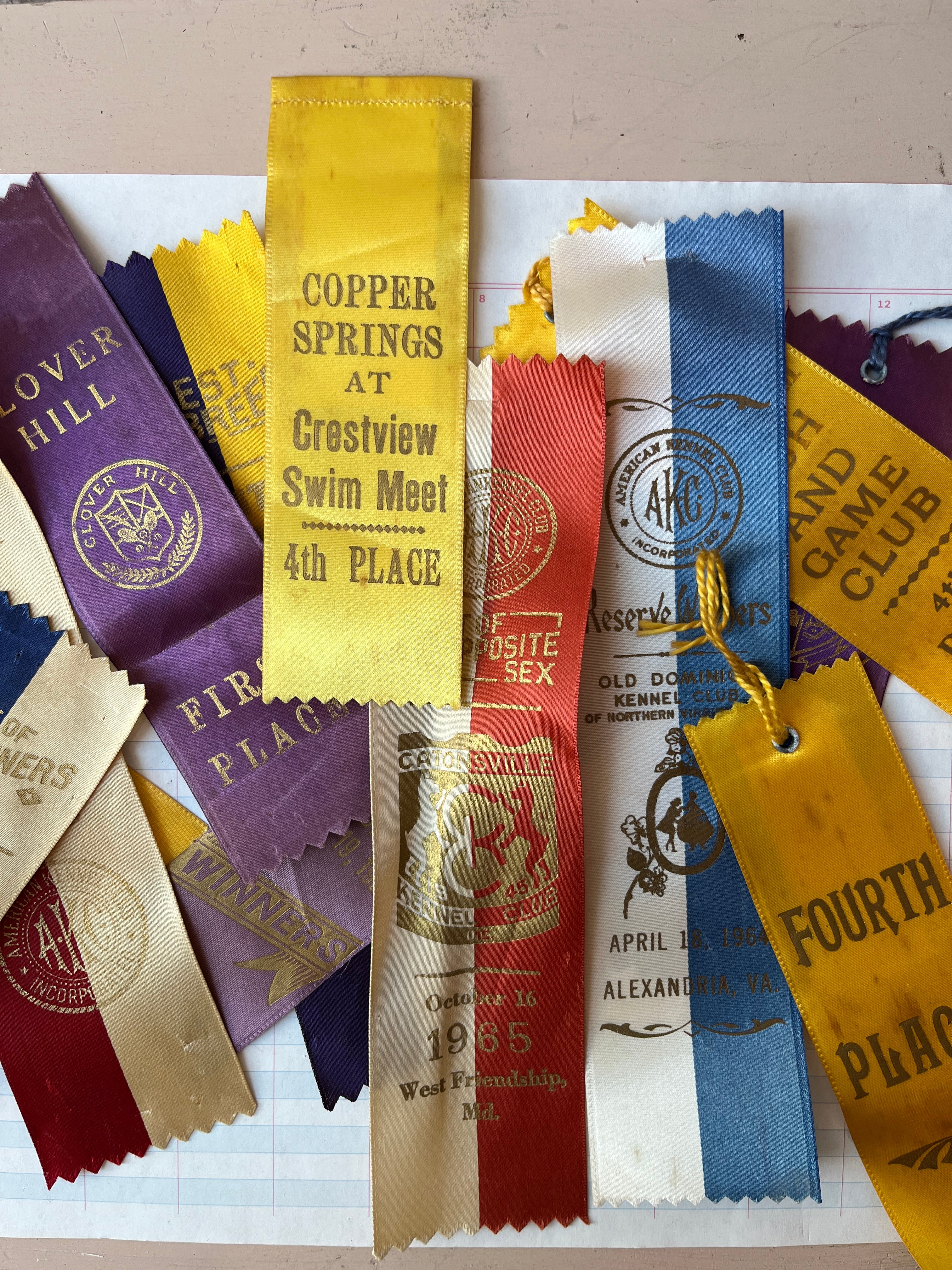 Vintage Prize Ribbons