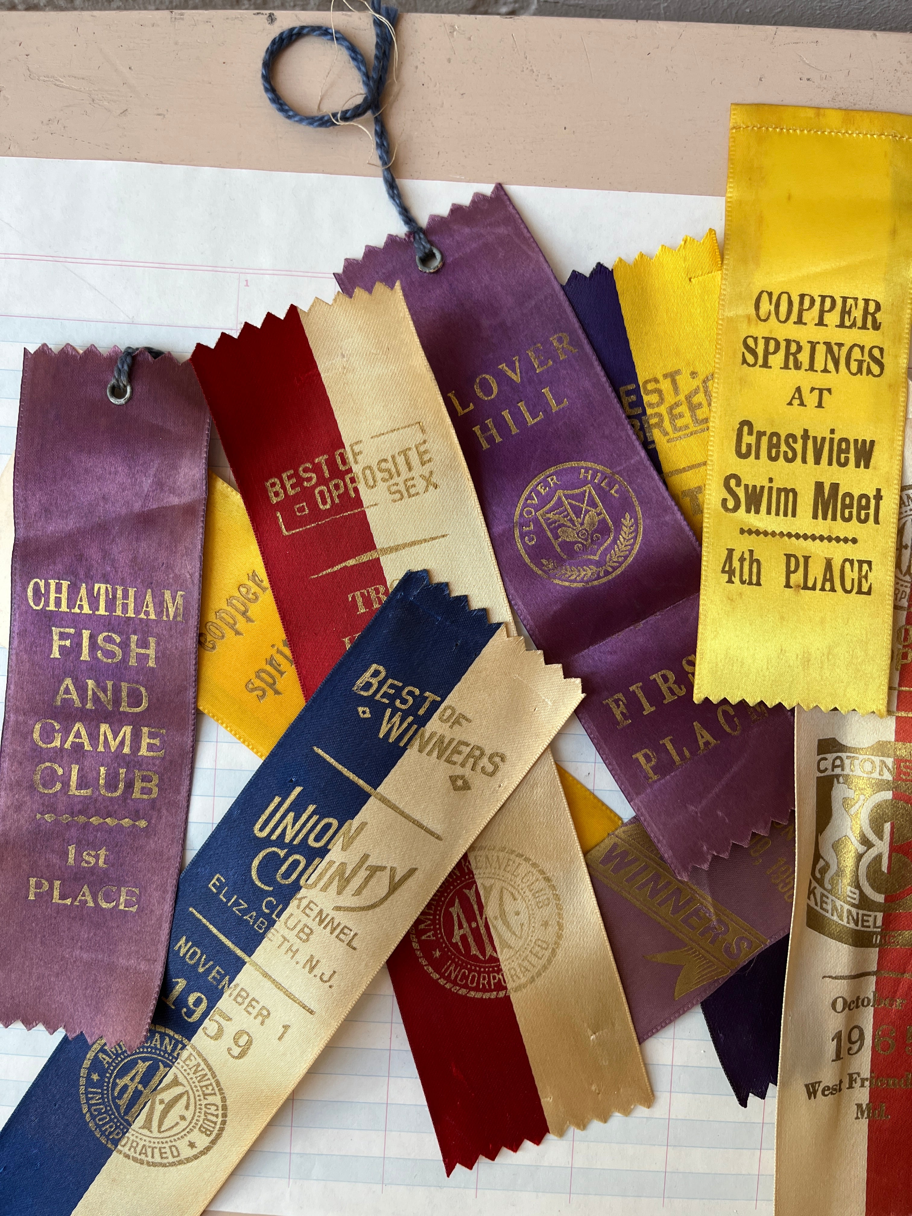 Vintage Prize Ribbons