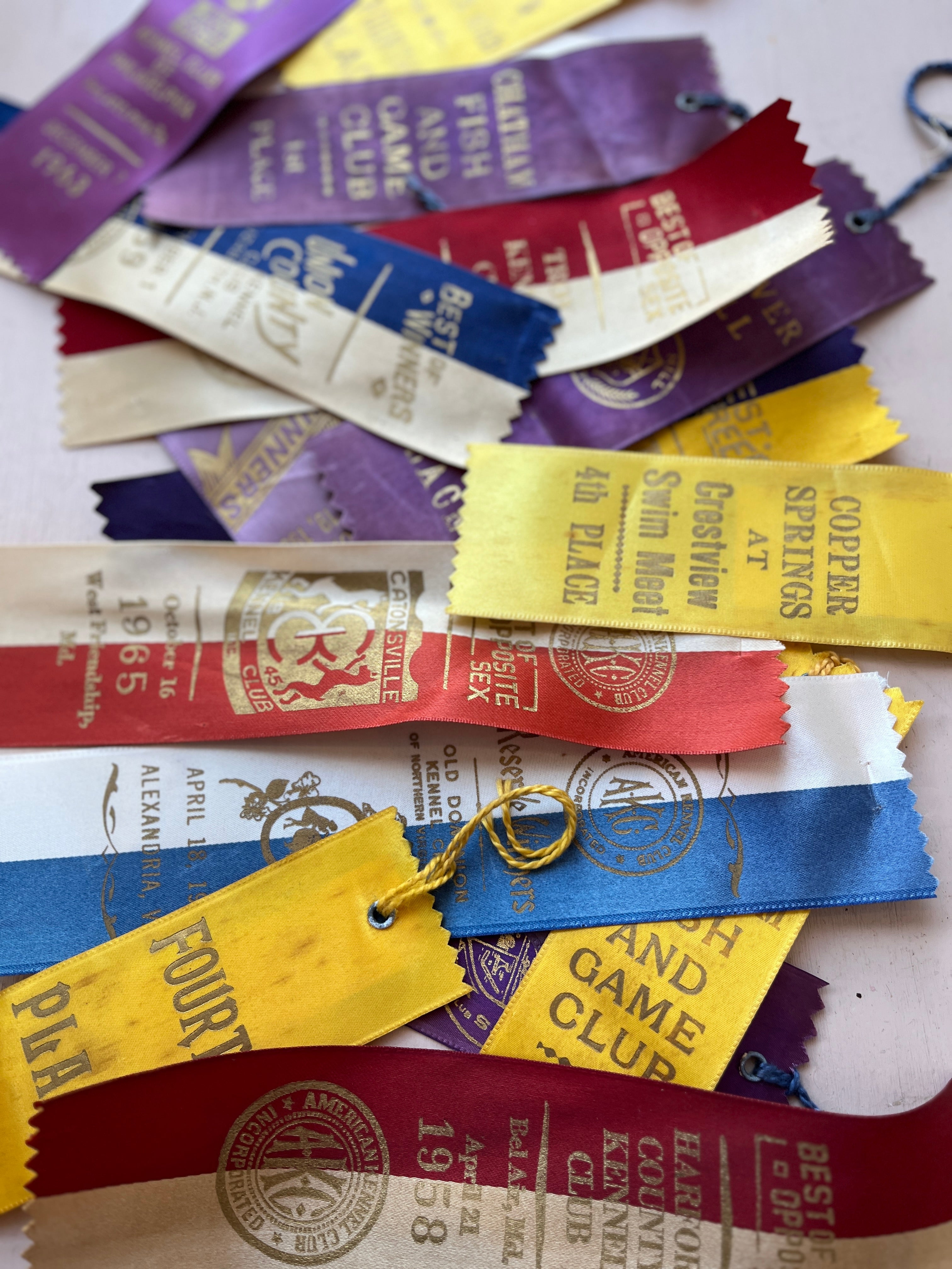 Vintage Prize Ribbons