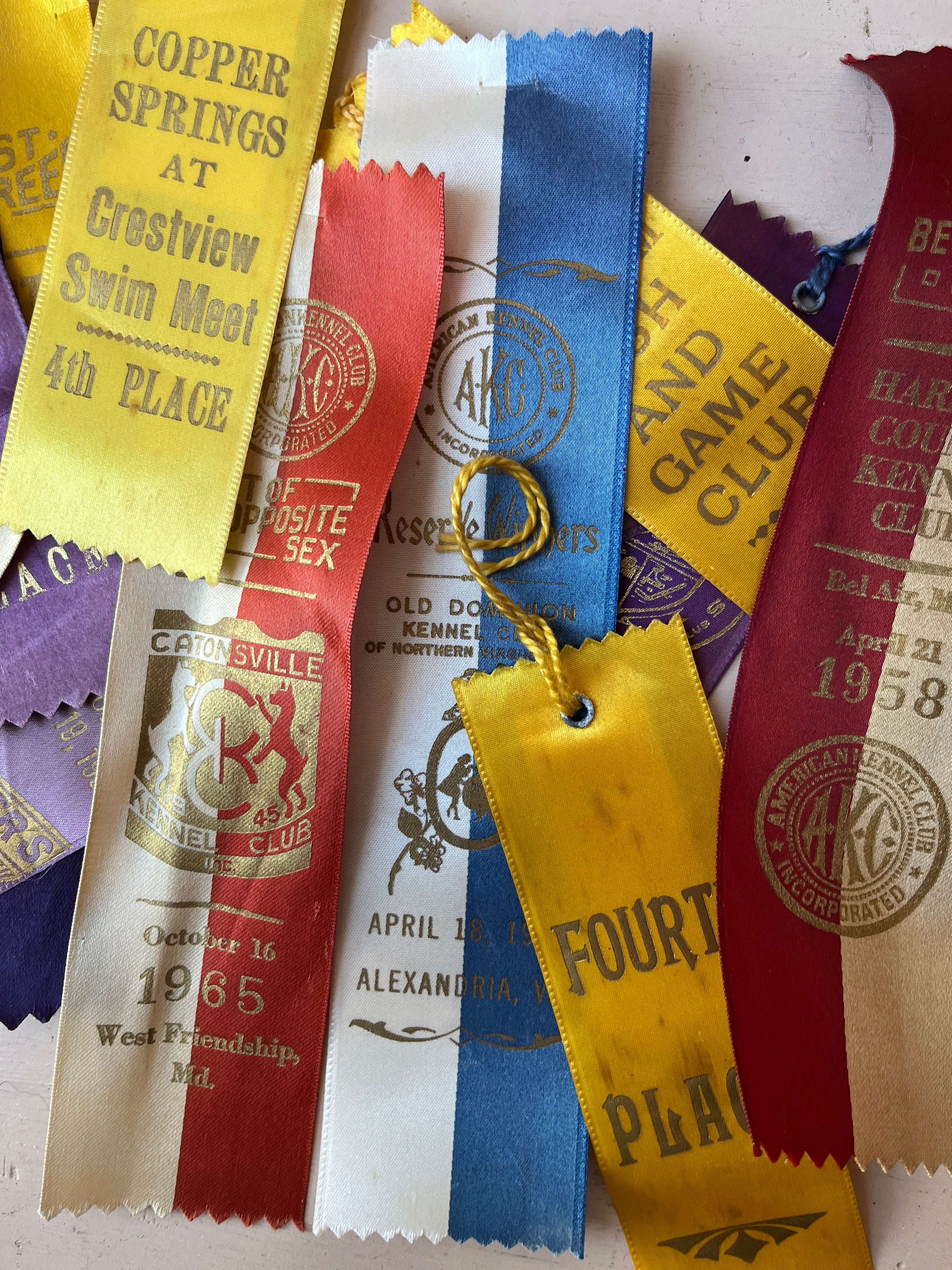 Vintage Prize Ribbons