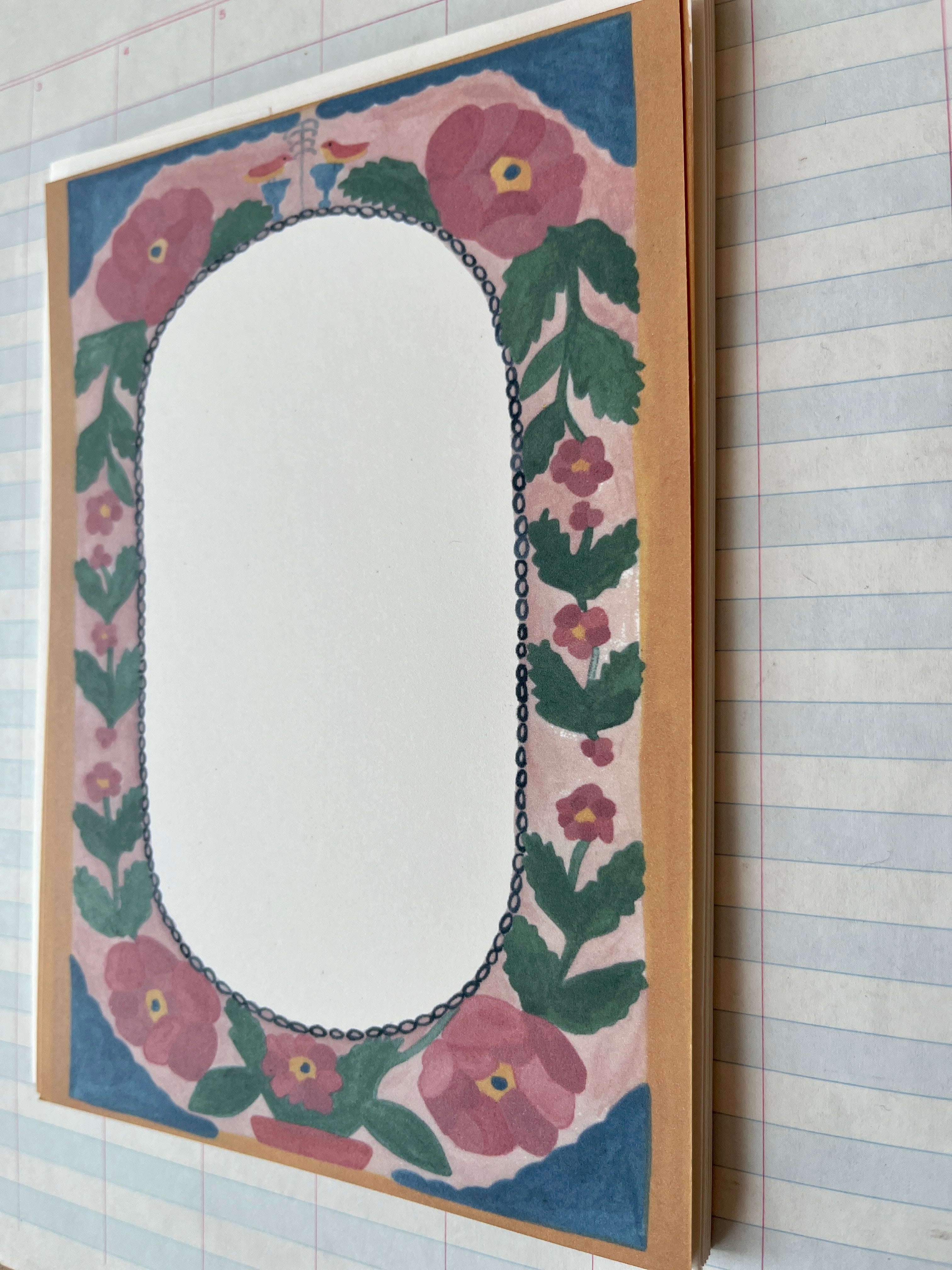 Folk Fraktur Frame Stationery
