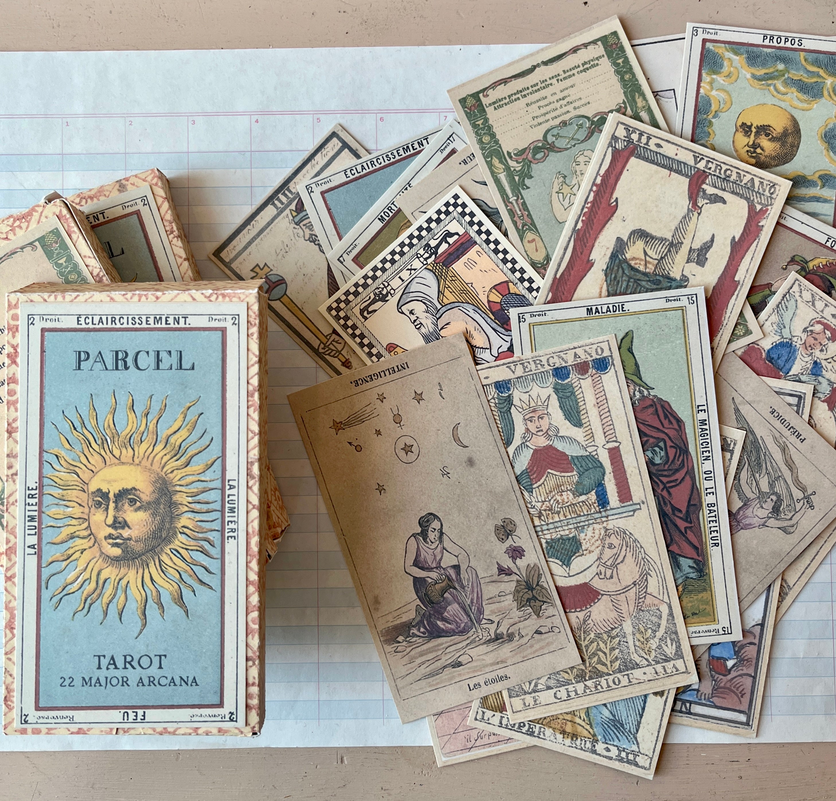 Parcel Tarot Deck Major Arcana