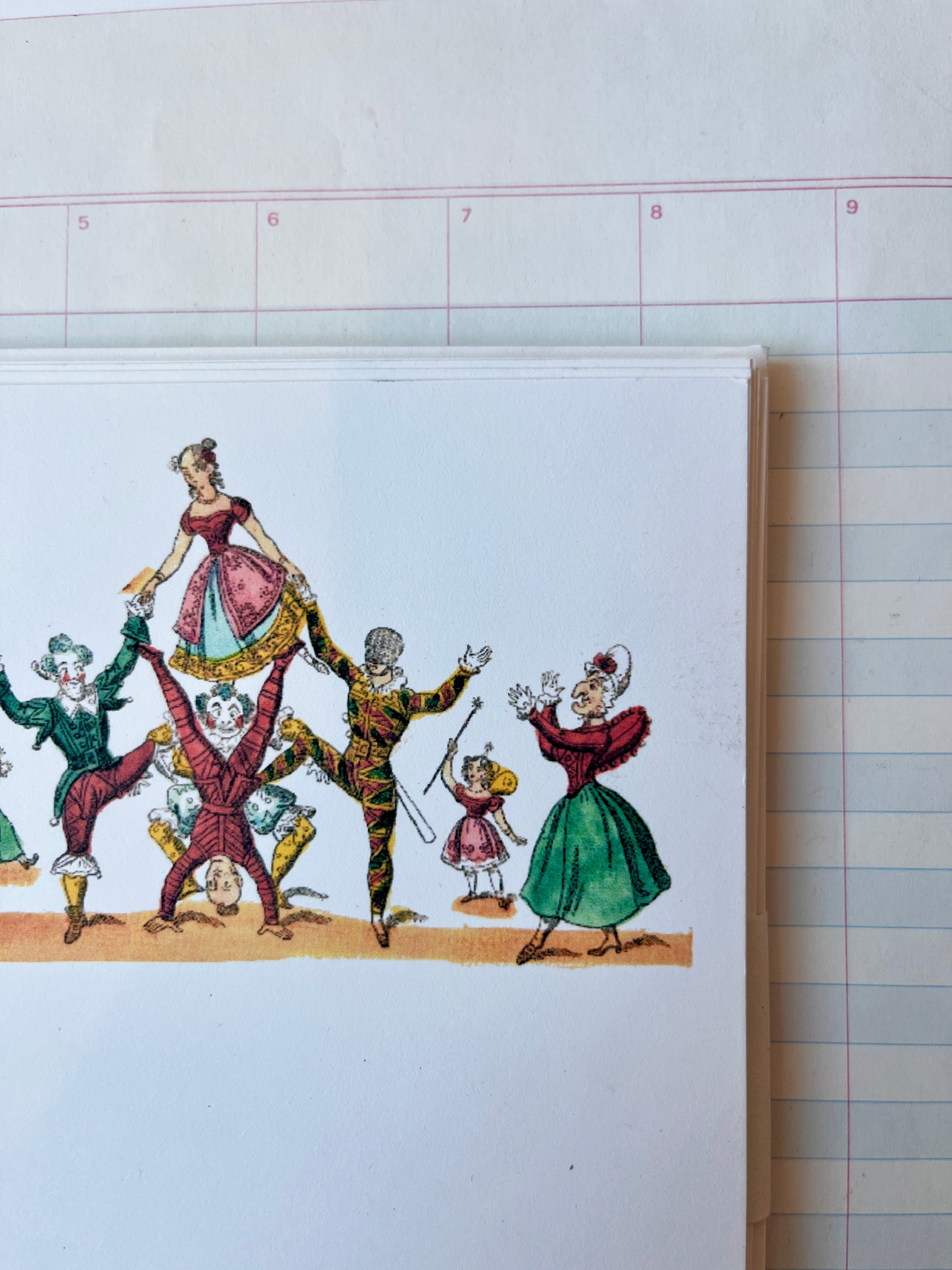 Folks Pyramid Holiday Stationery