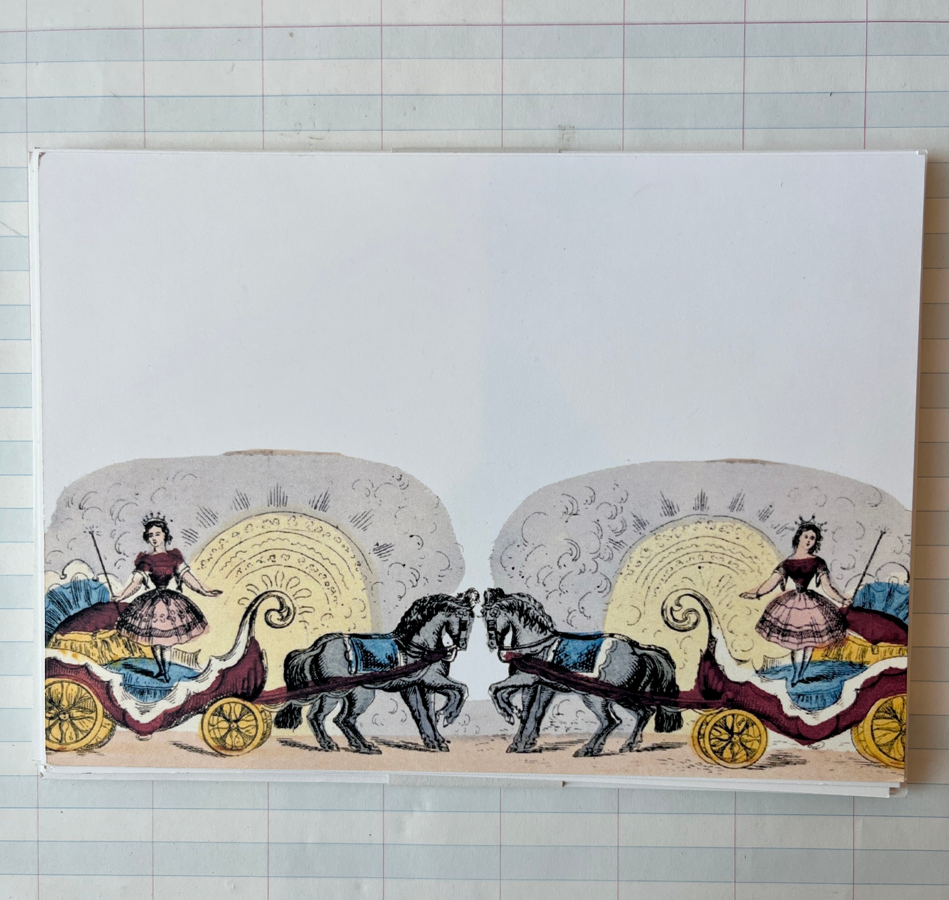 Your Chariot Awaits Holiday Stationery