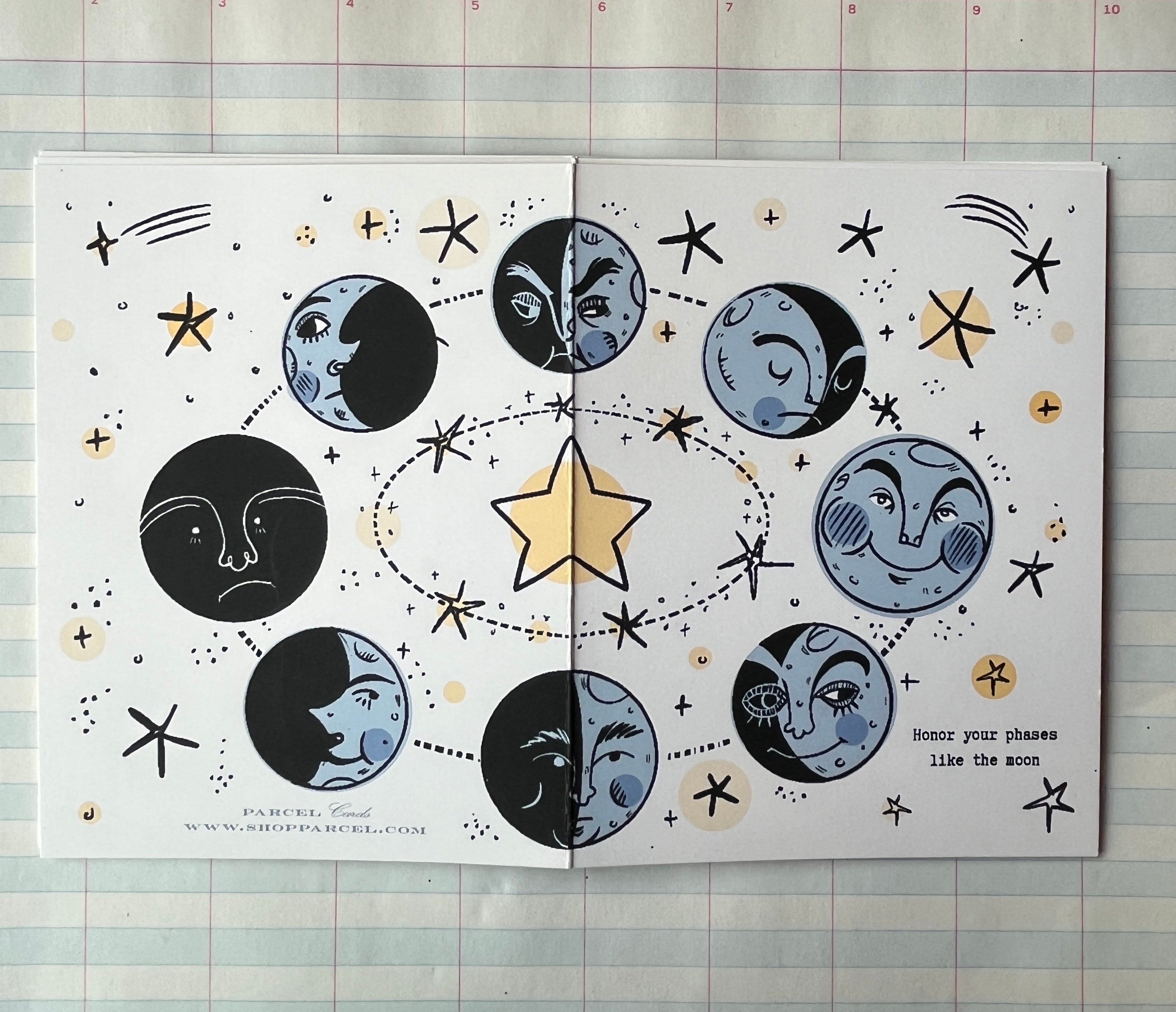 Suns, Moons, Stars and Clouds Greeting Cards