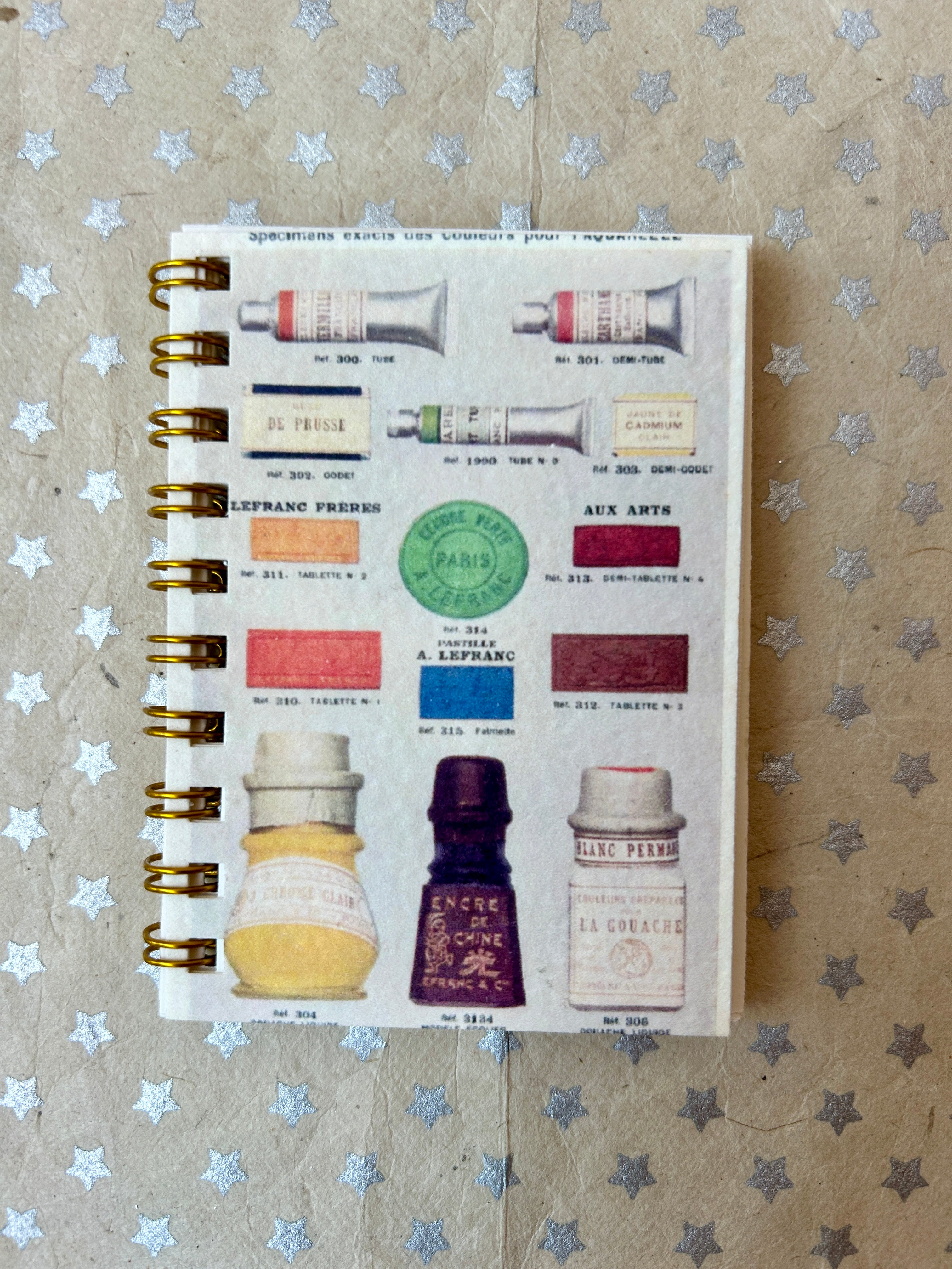 Paint Bottles Teeny Tiny Pocket Notebook