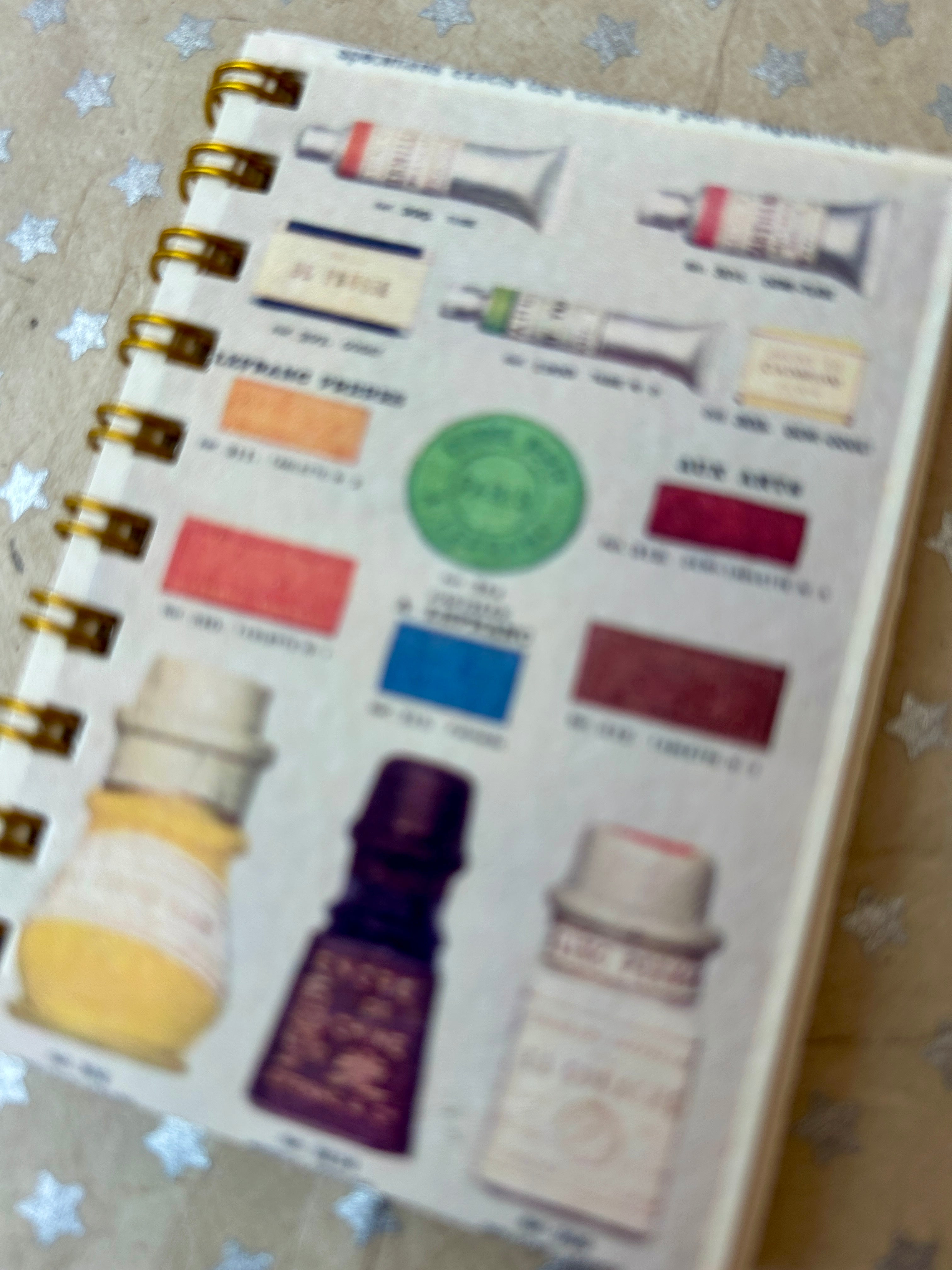 Paint Bottles Teeny Tiny Pocket Notebook