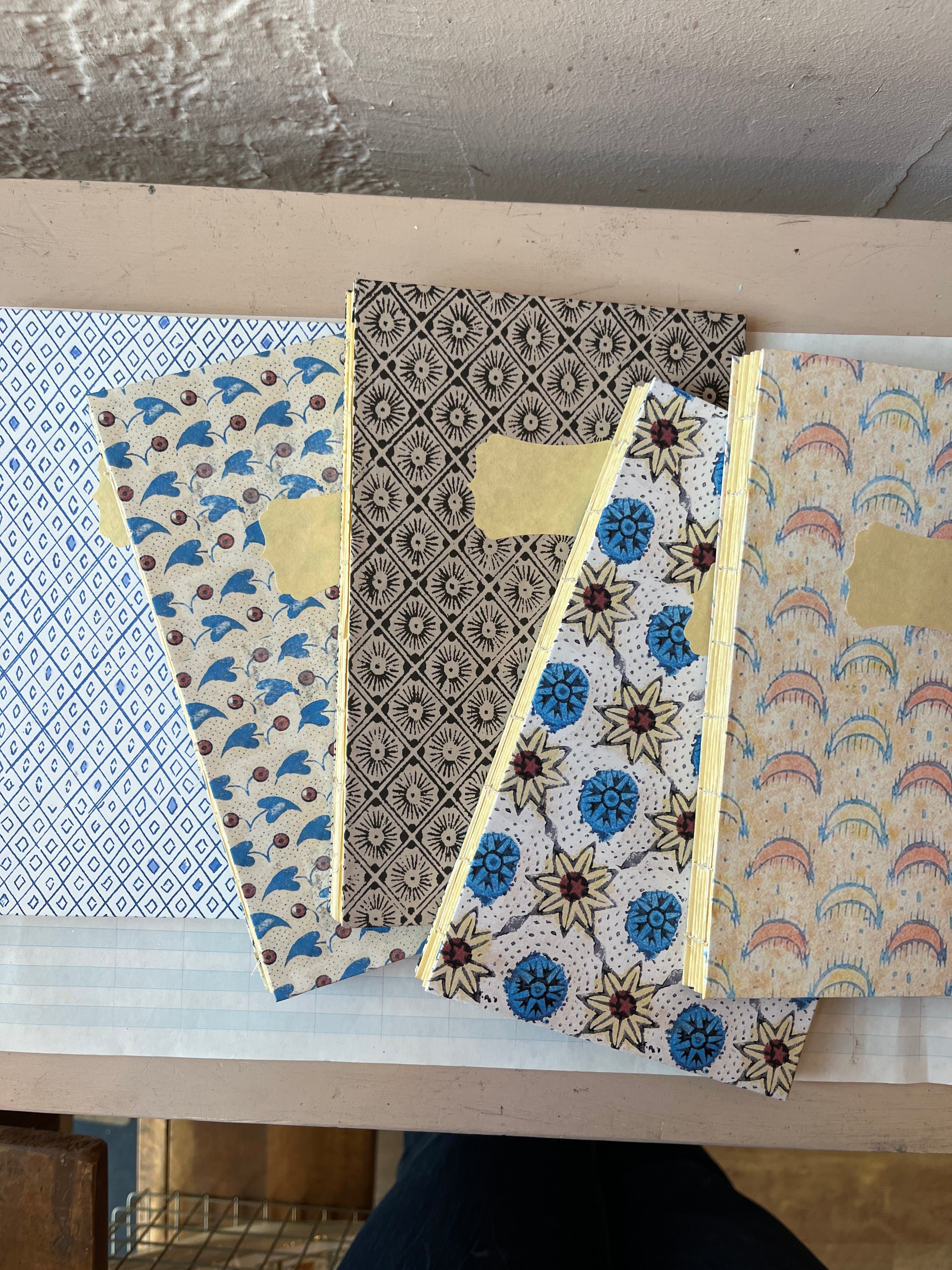 Handmade Papier Dominotes Notebooks
