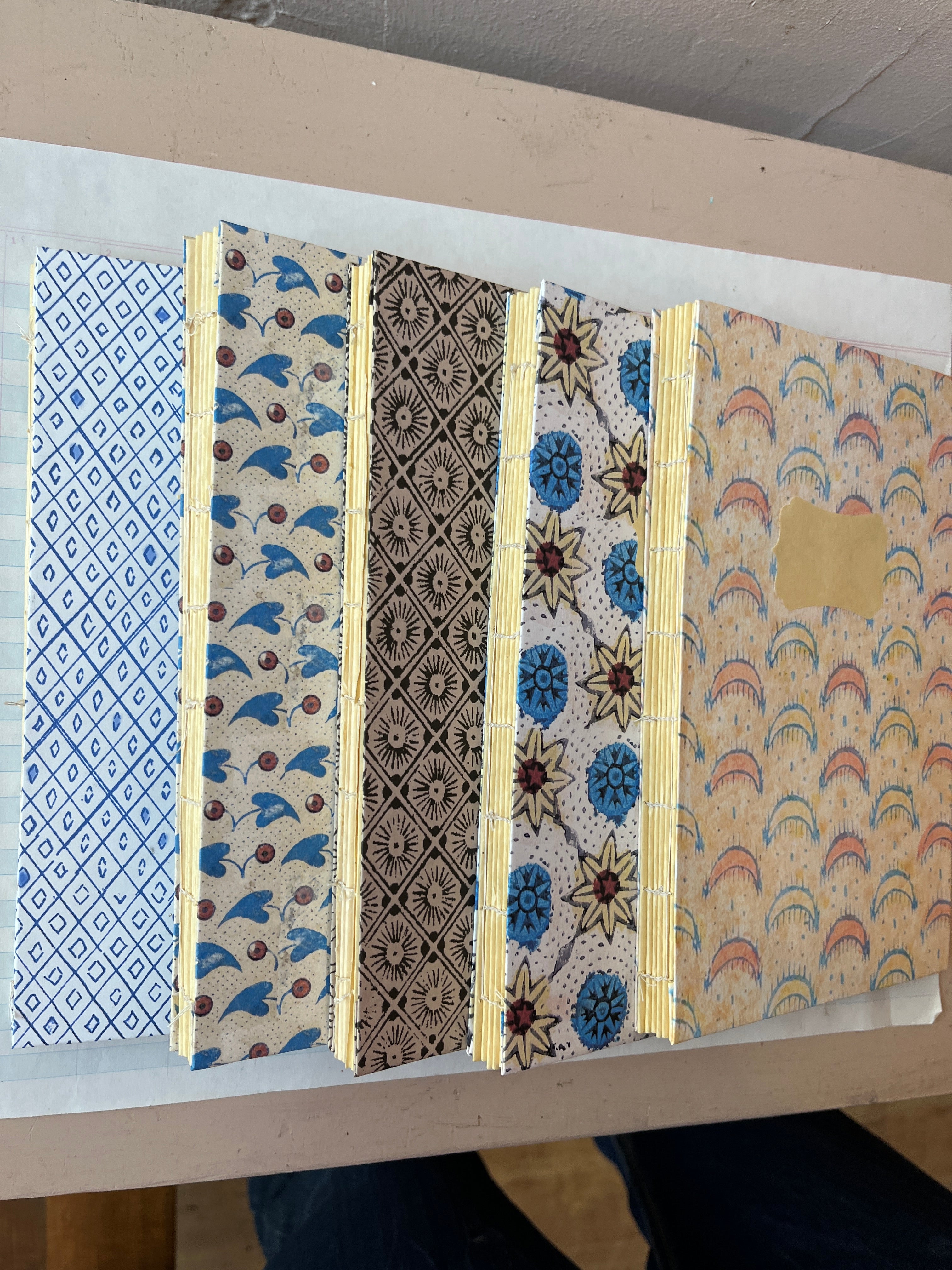 Handmade Papier Dominotes Notebooks