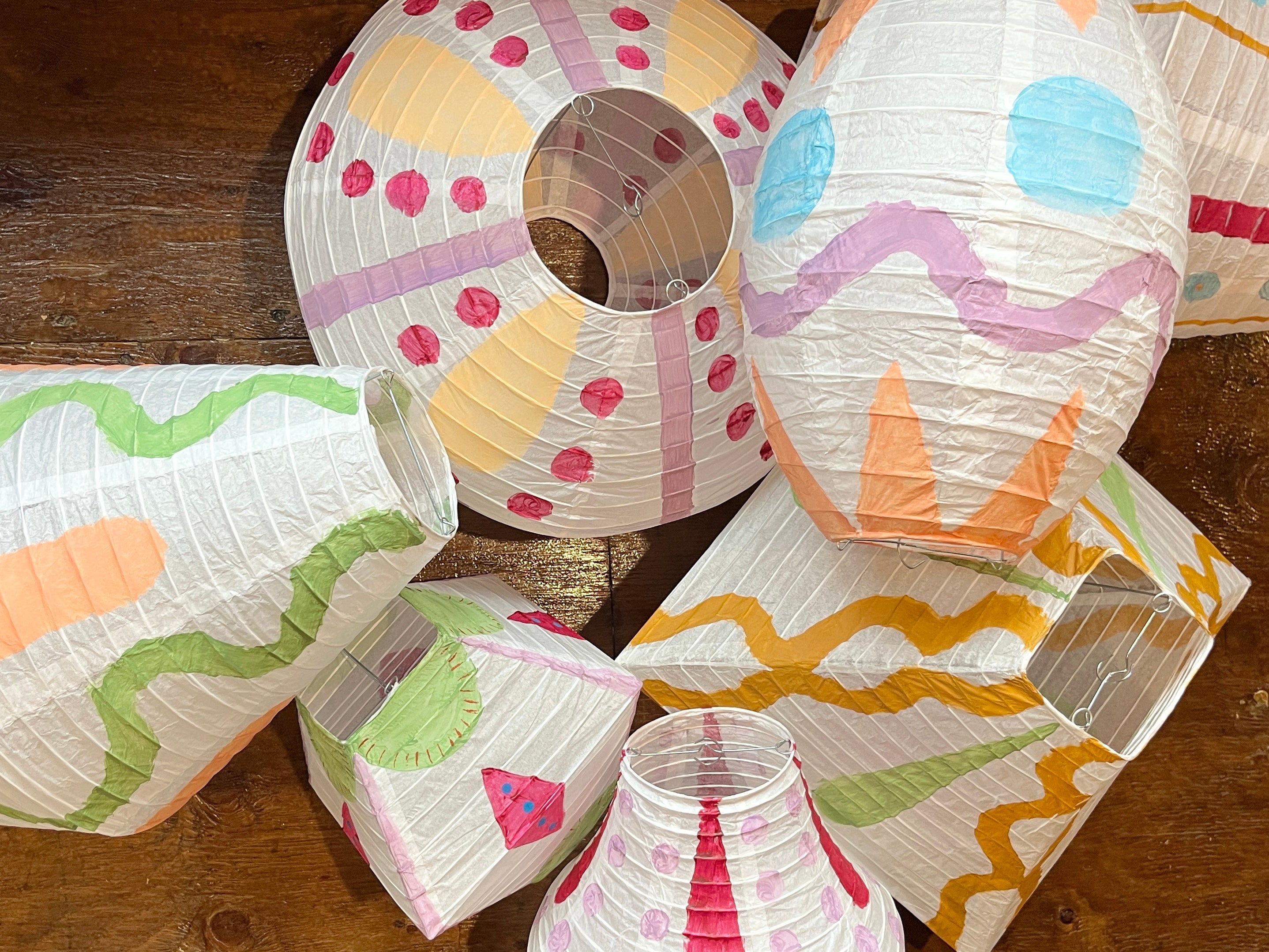 Hand Painted Lanterns