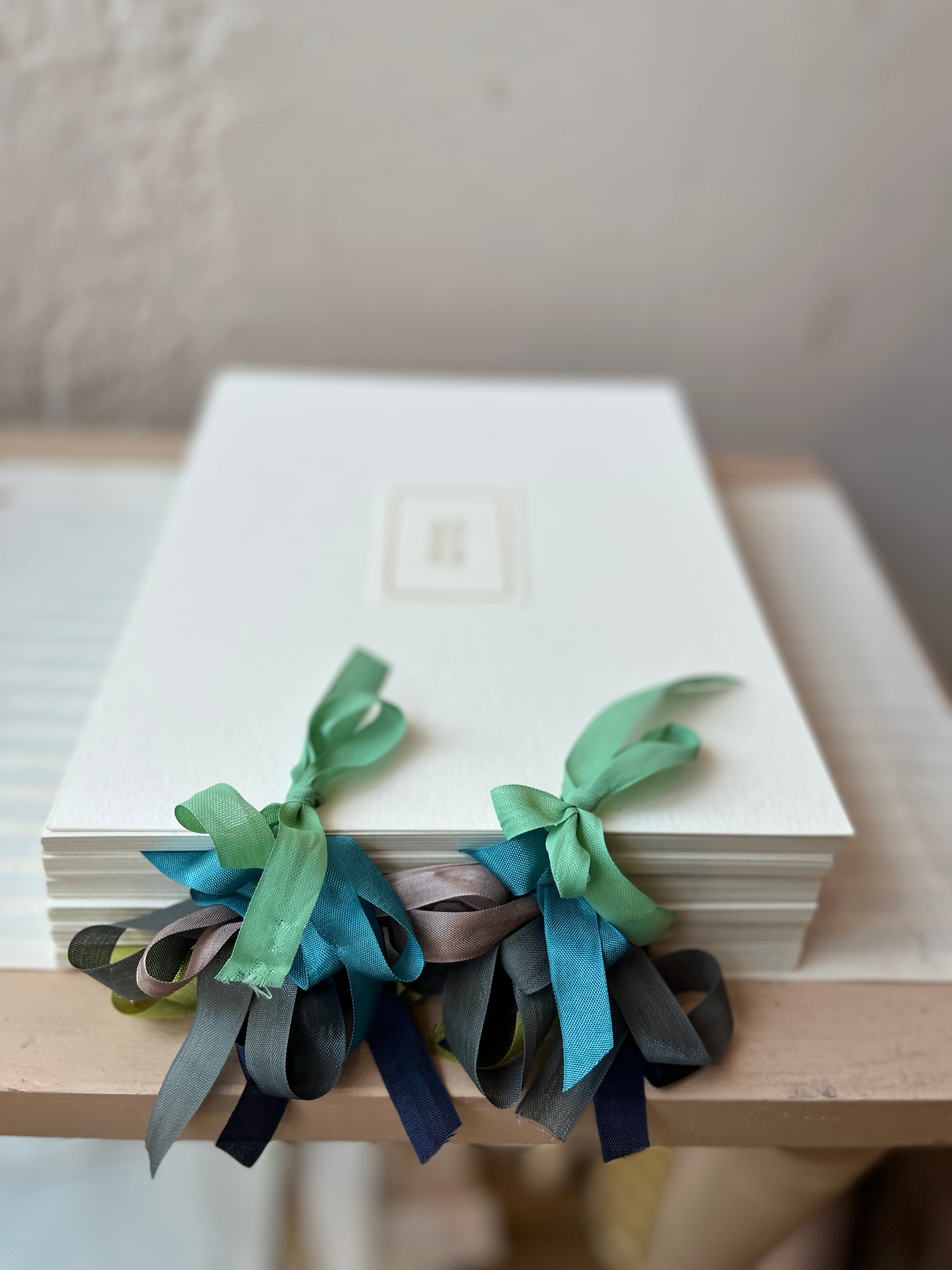 Handmade Ribboned Blank Book