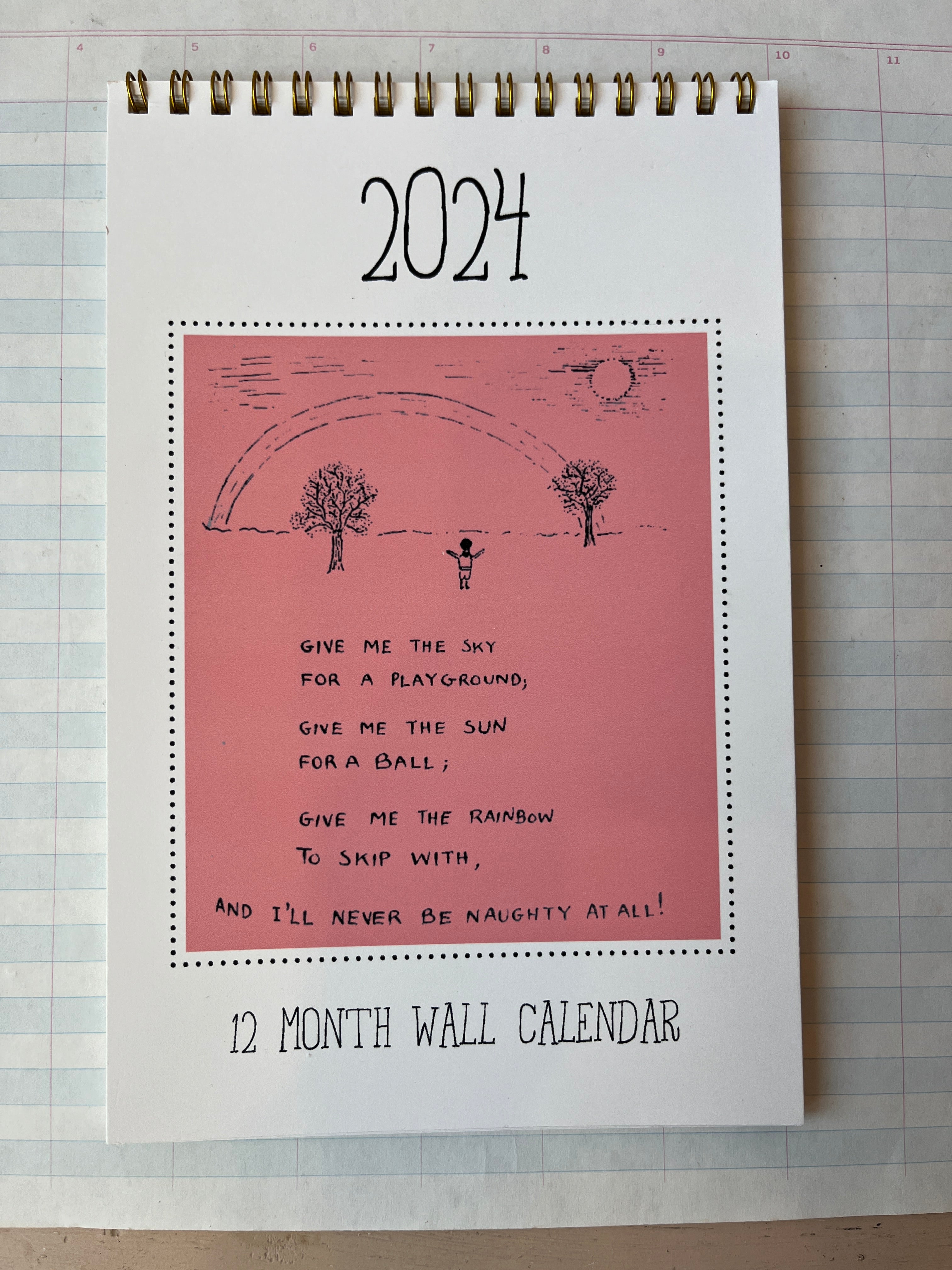 Parcel 2024 Innocence Calendar