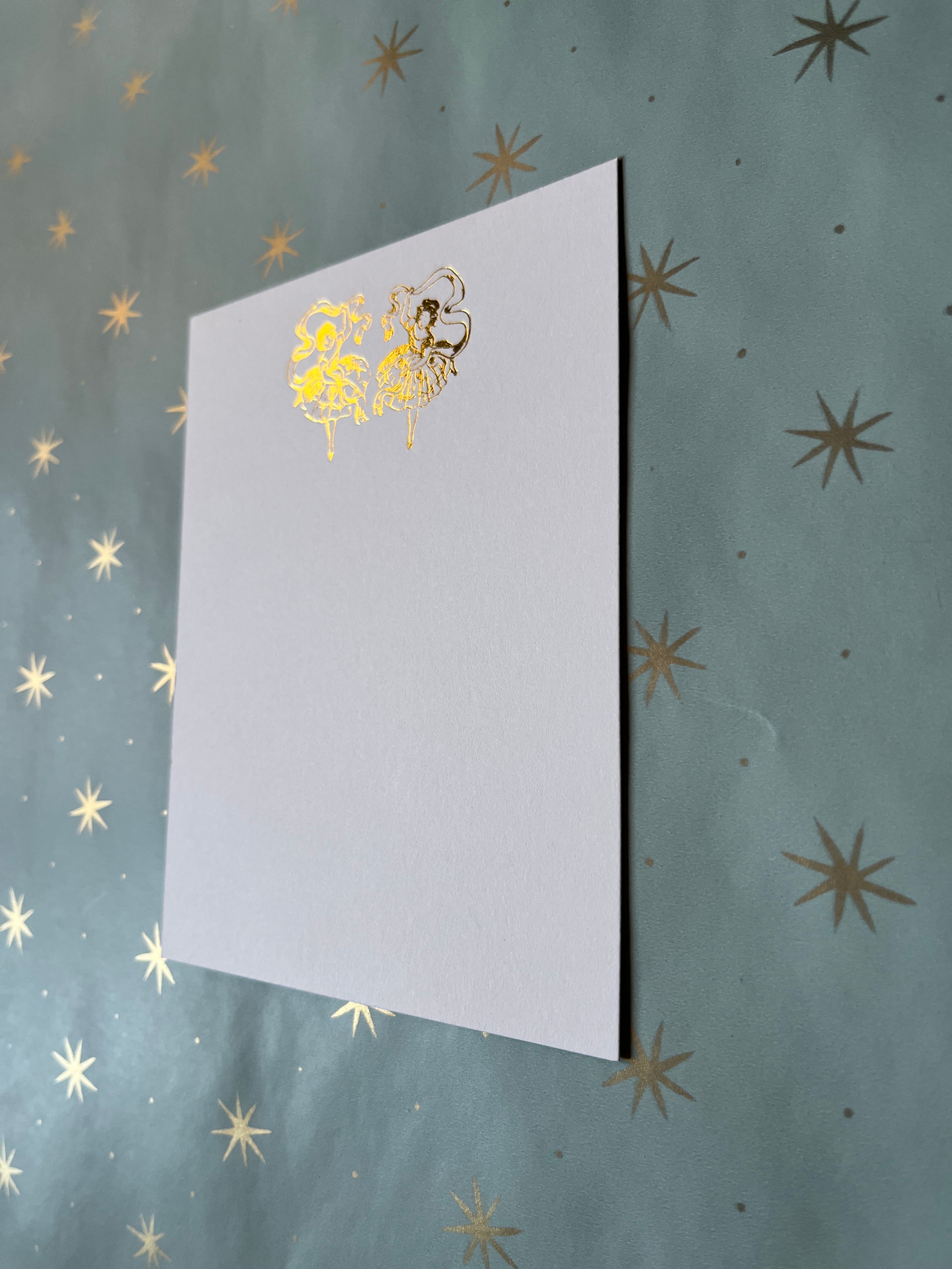 Foil Pressed Ribbon Fairies