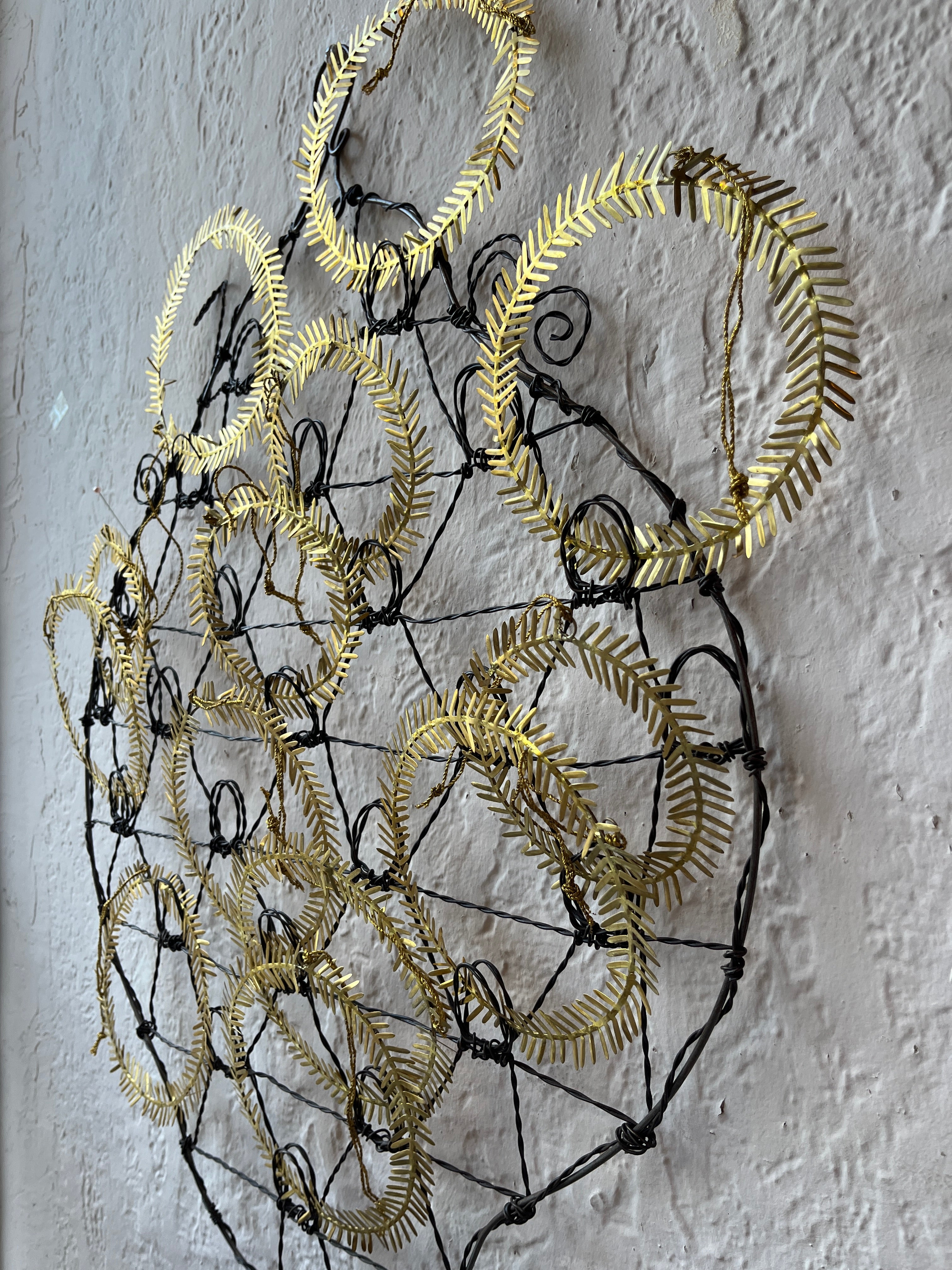 Leafy Metal Wreath