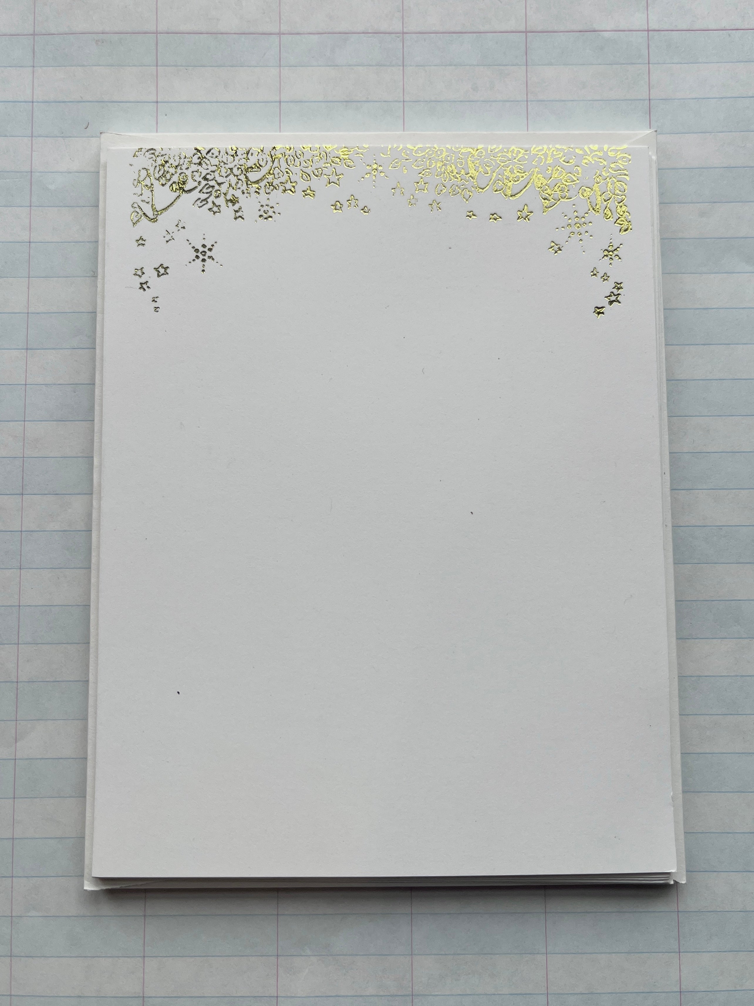 Under the Forest Sky Foil Pressed Stationery