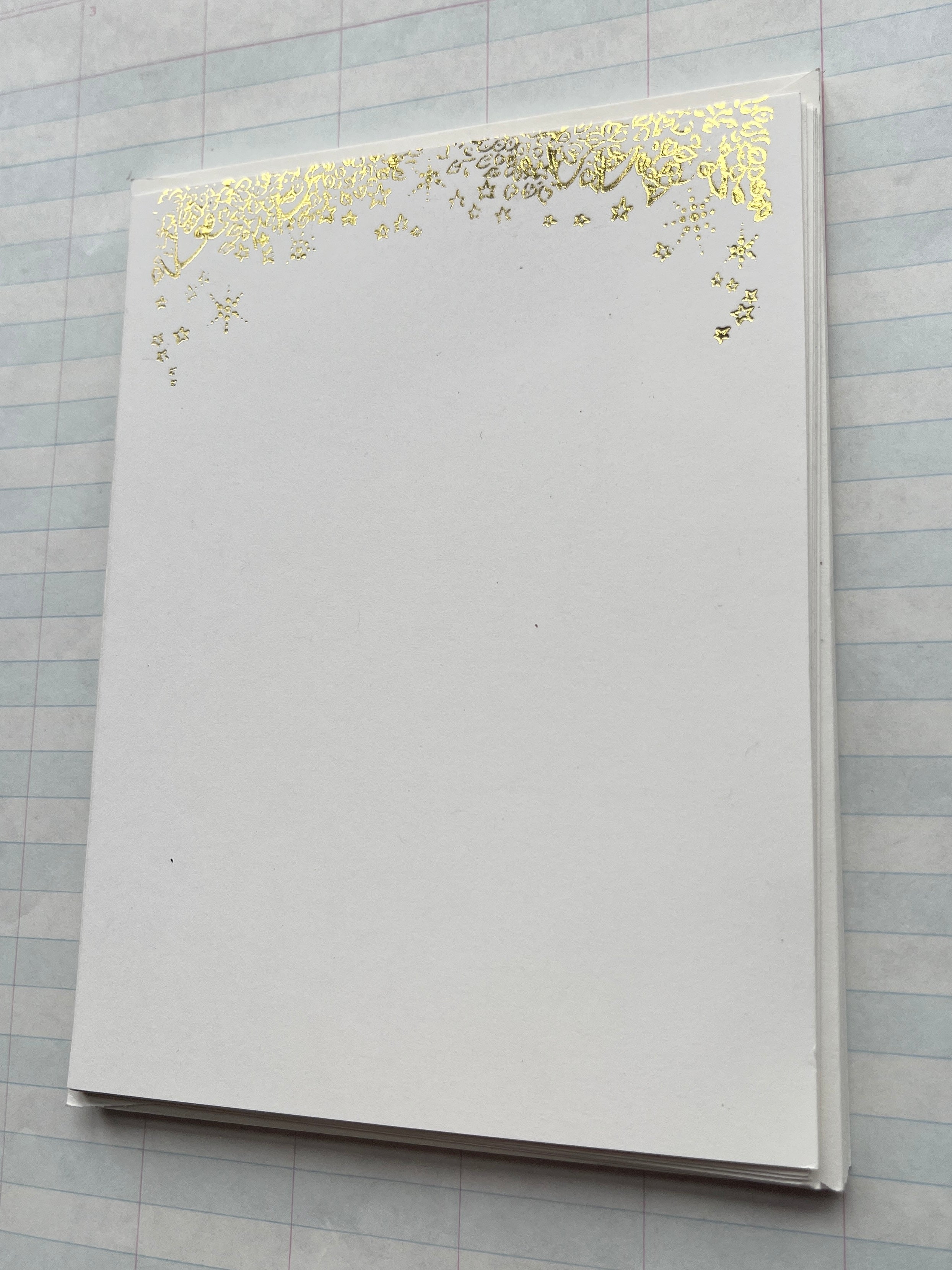 Under the Forest Sky Foil Pressed Stationery