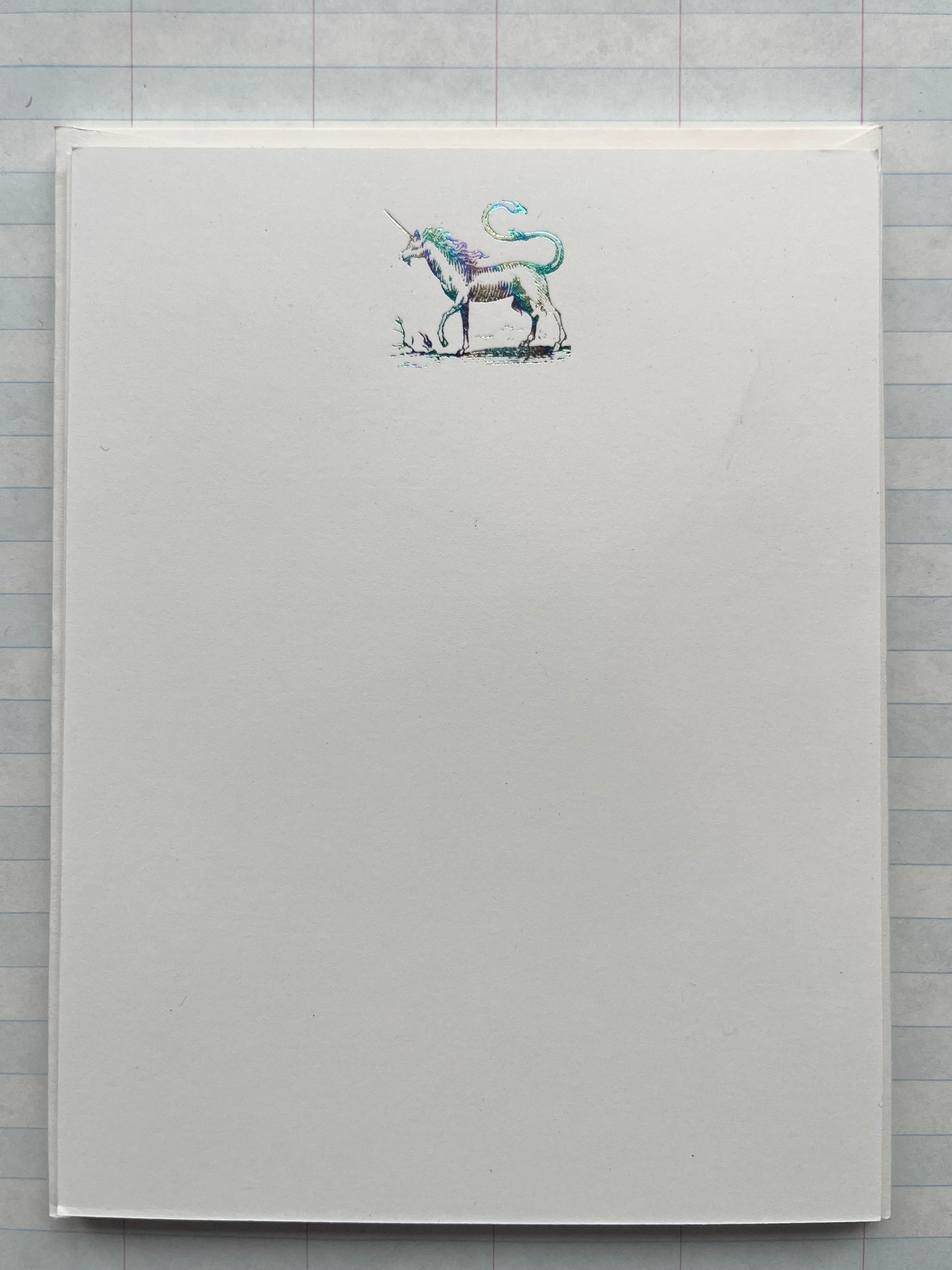 Mythical Beast Foil Pressed Stationery