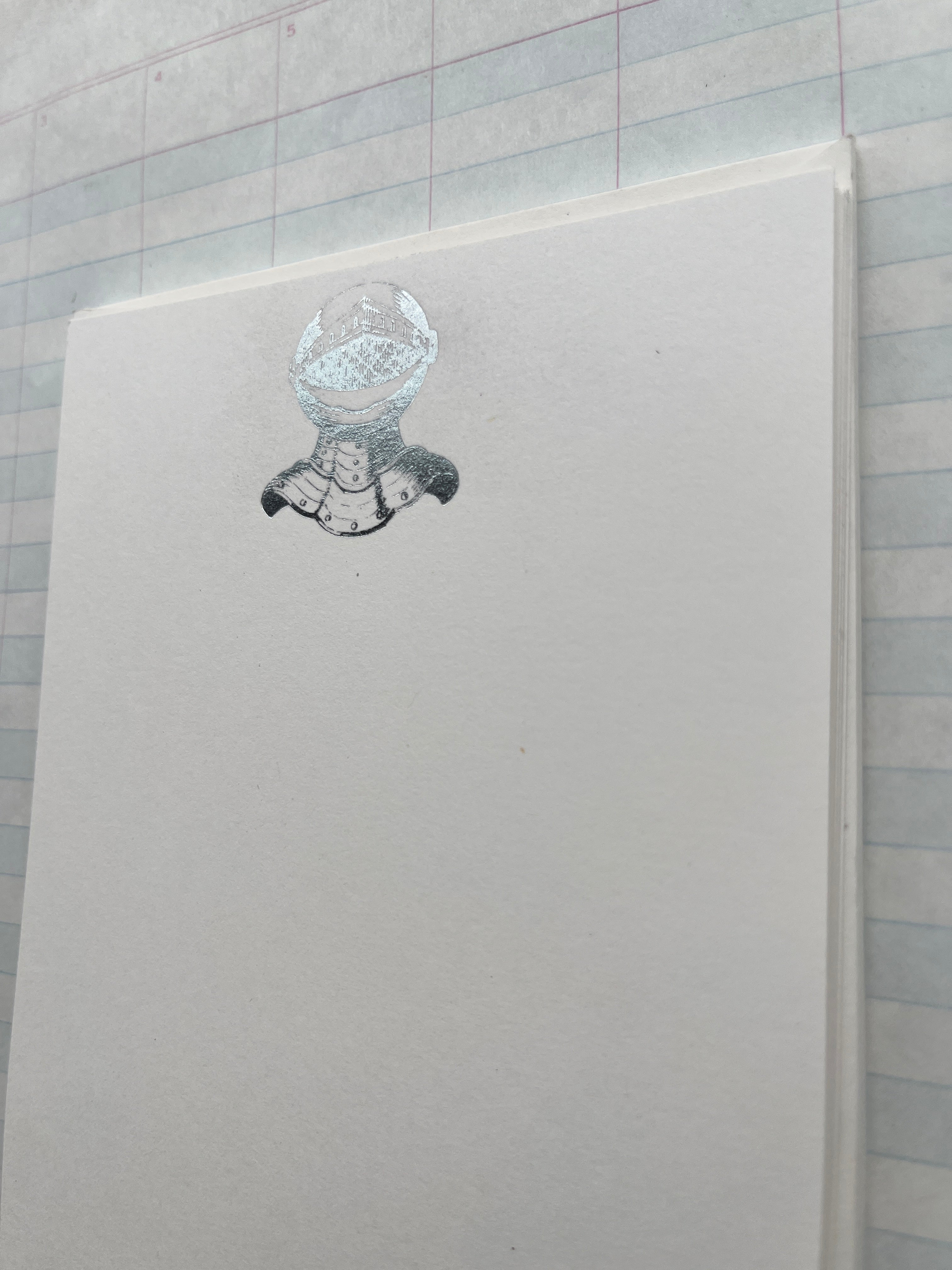 Knight Foil Pressed Stationery