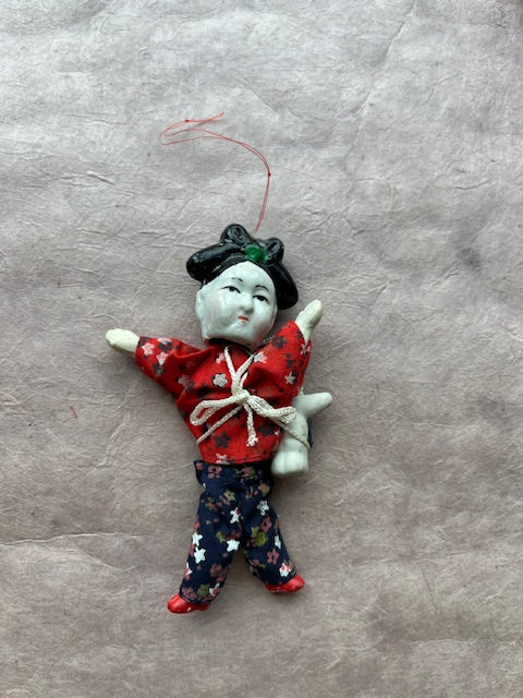 2 Vintage Asian Porcelain Dolls