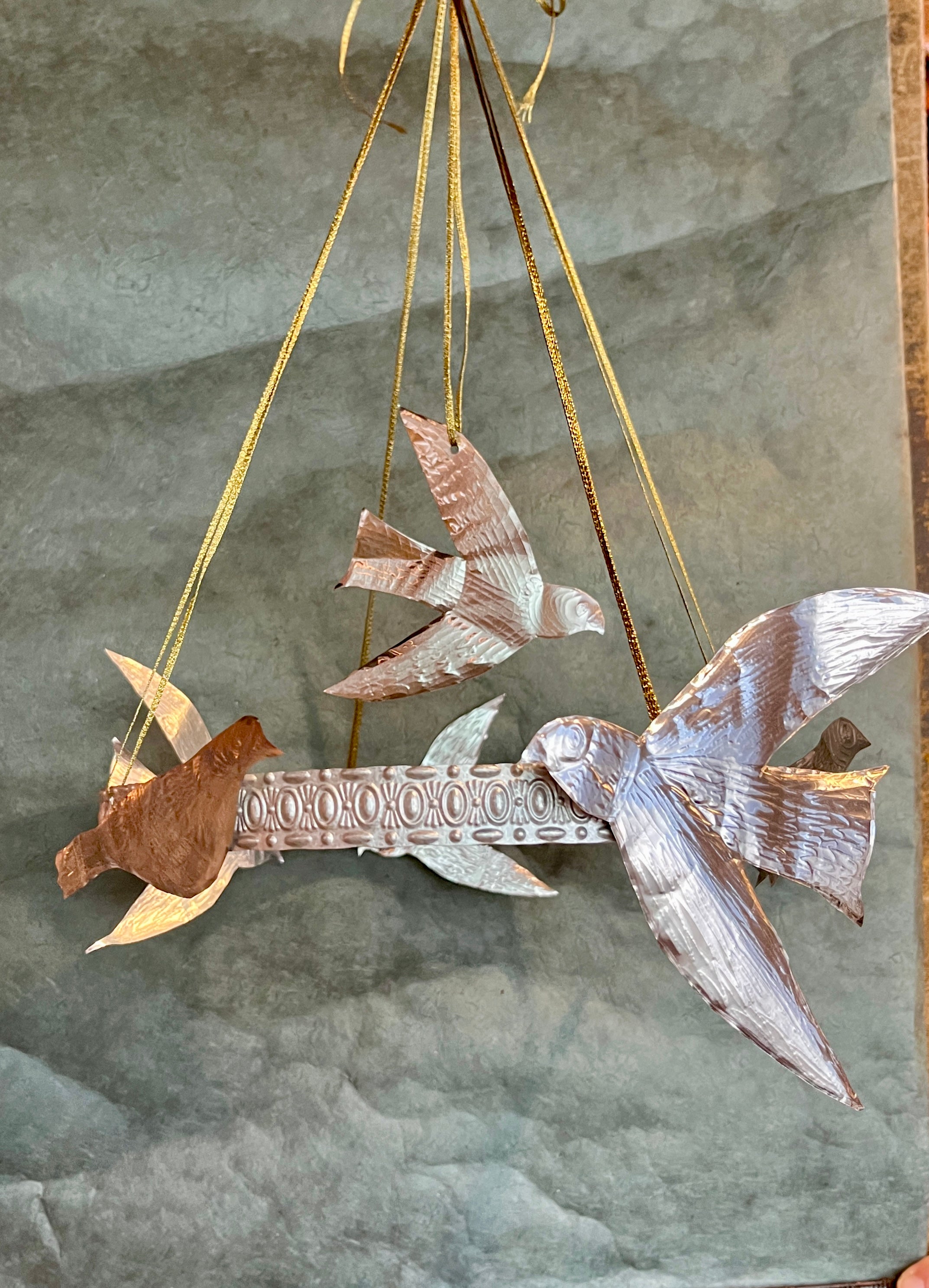 Flying Away Hammered Mobile
