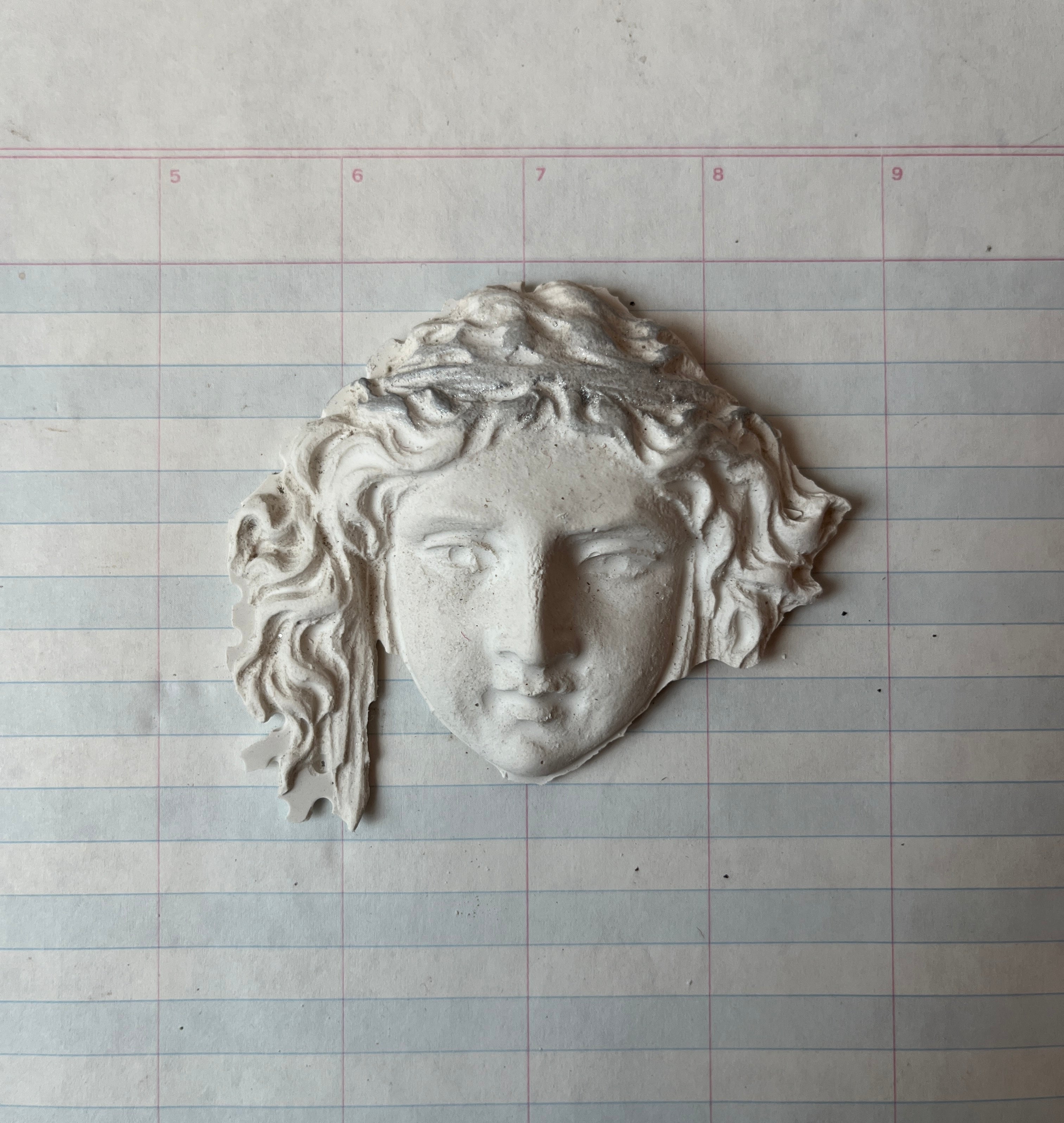 Medusa Handmade Plaster Ornament