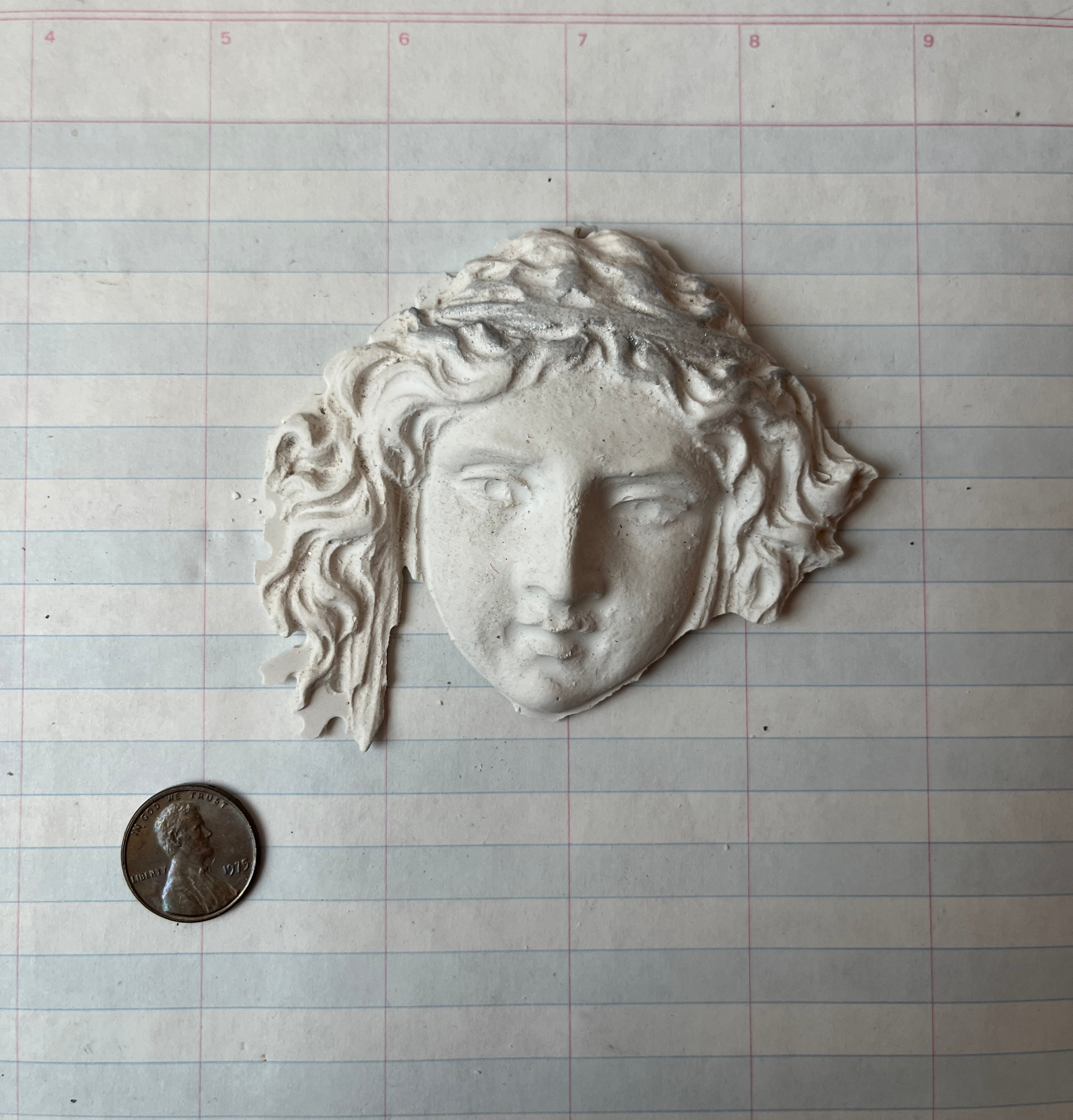 Medusa Handmade Plaster Ornament