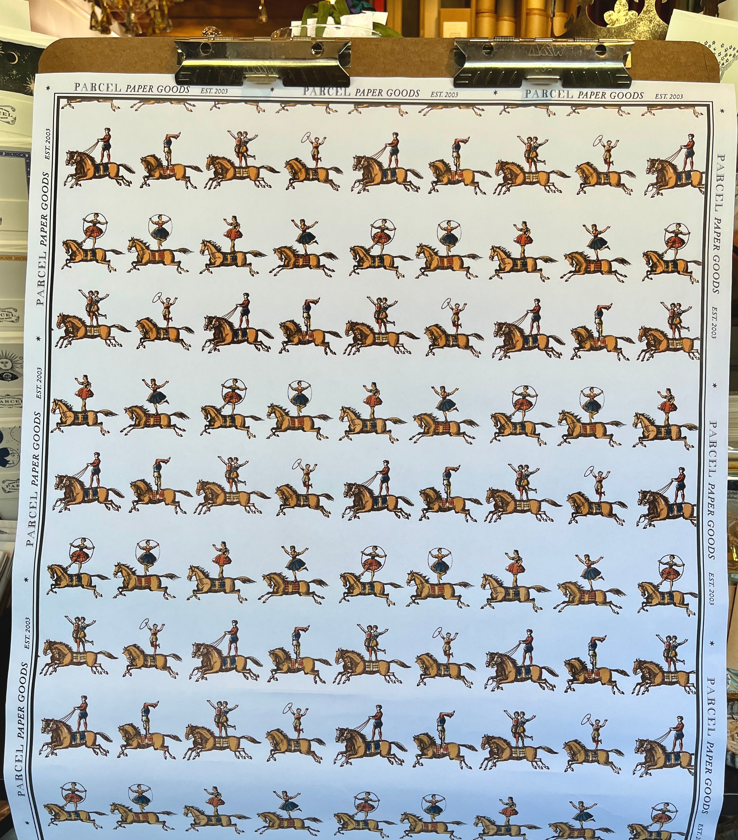 Parcel Artisan Wrapping Paper, Le Cirque