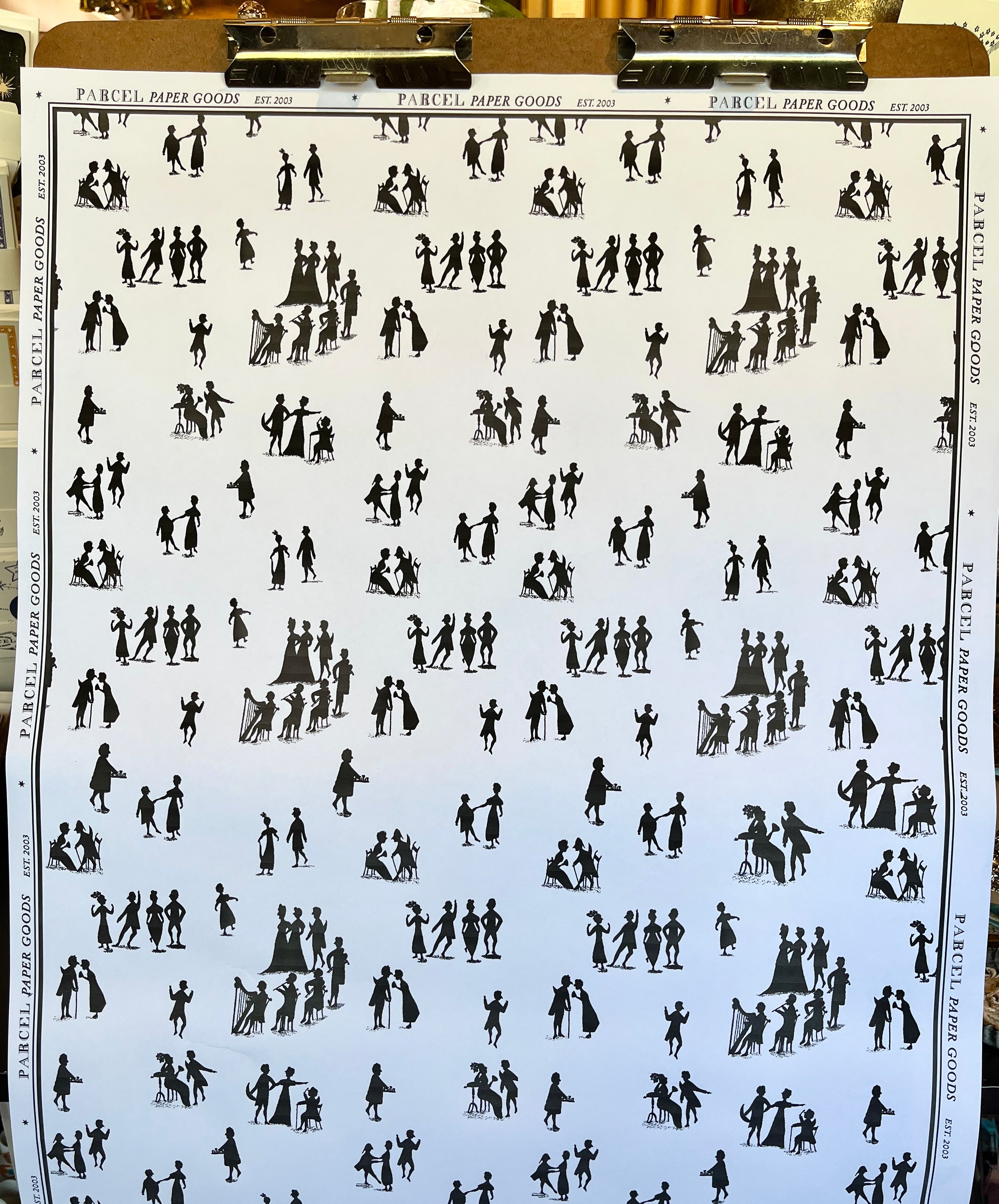 Parcel Artisan Wrapping Paper, Fine Folks