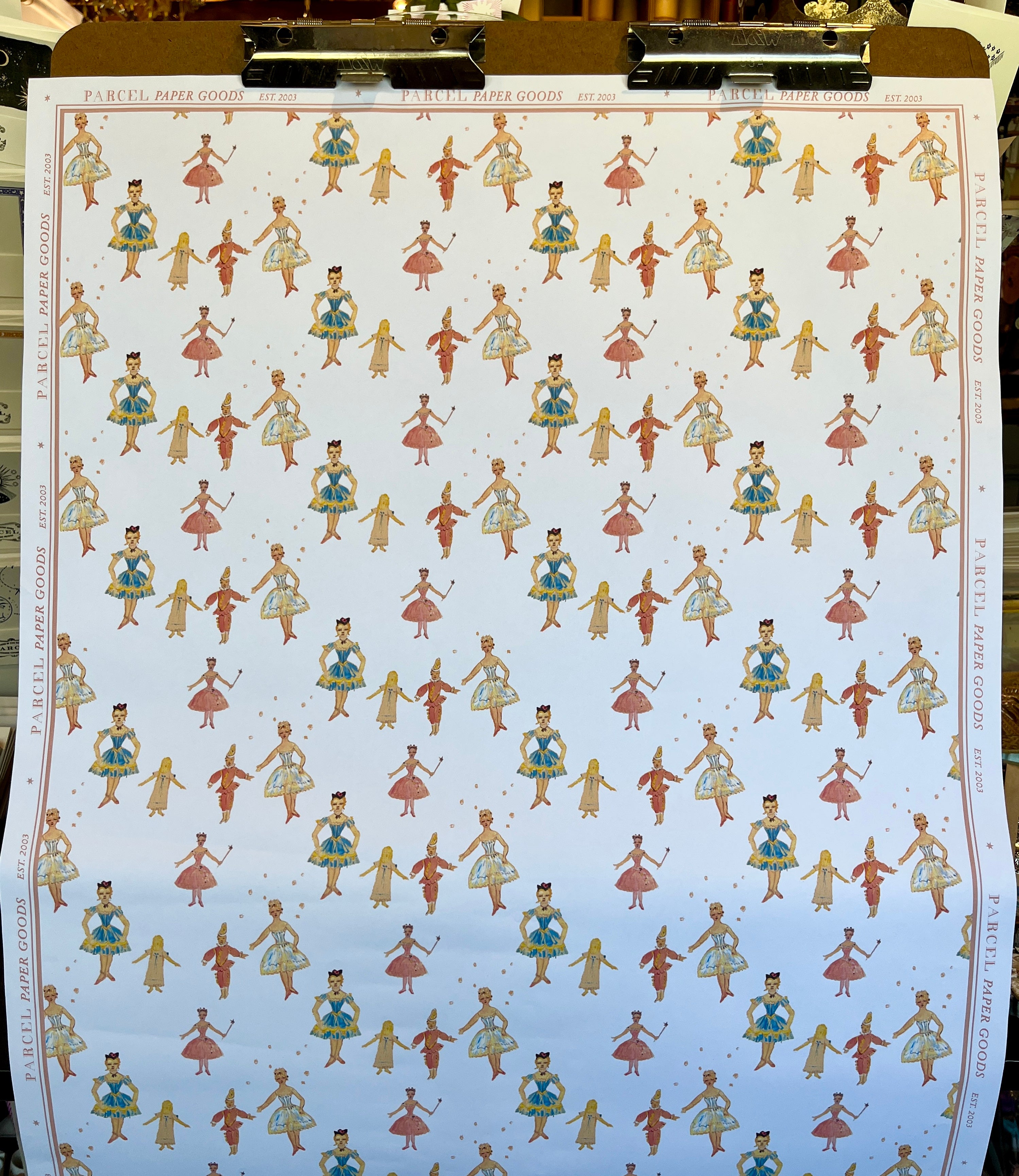 Parcel Artisan Wrapping Paper, Nutcracker Dancers