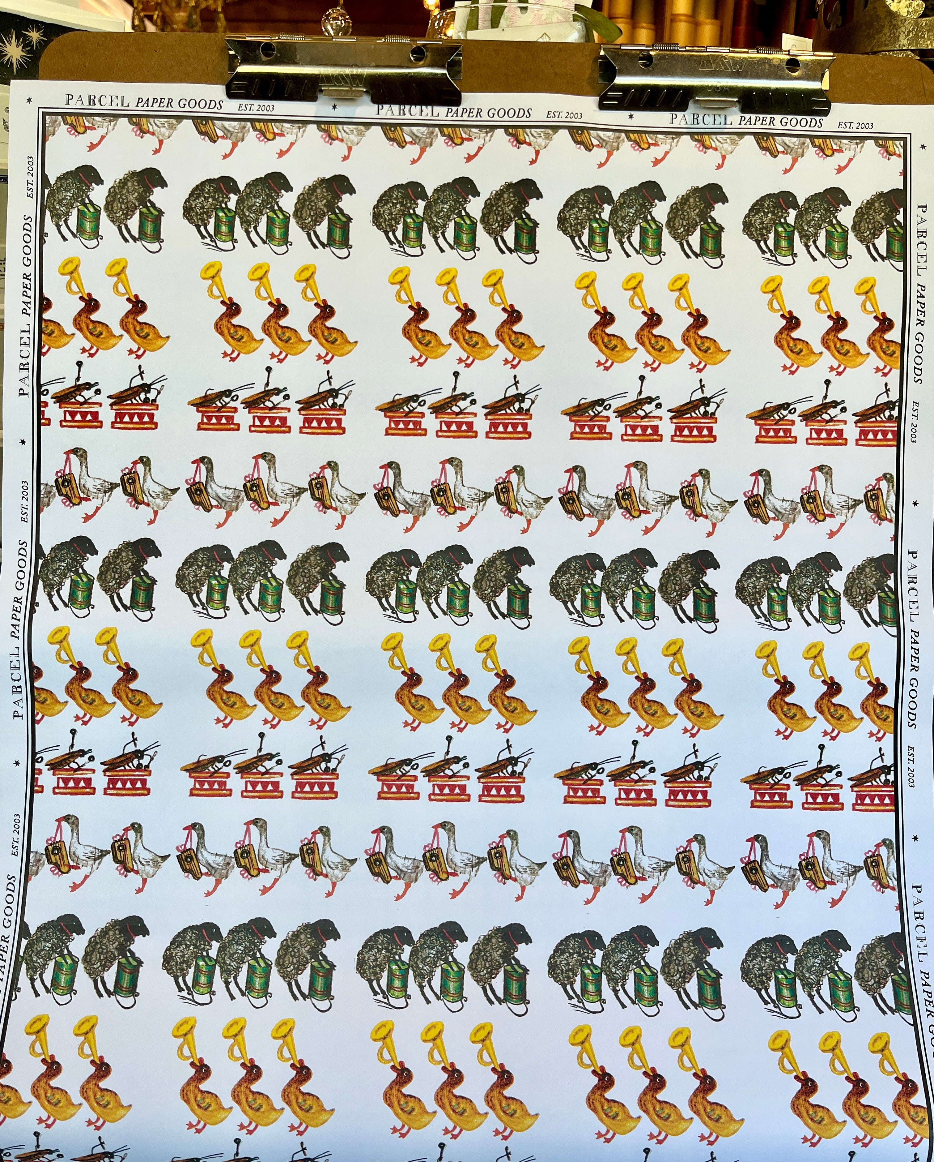 Parcel Artisan Wrapping Paper, Animal Jamboree