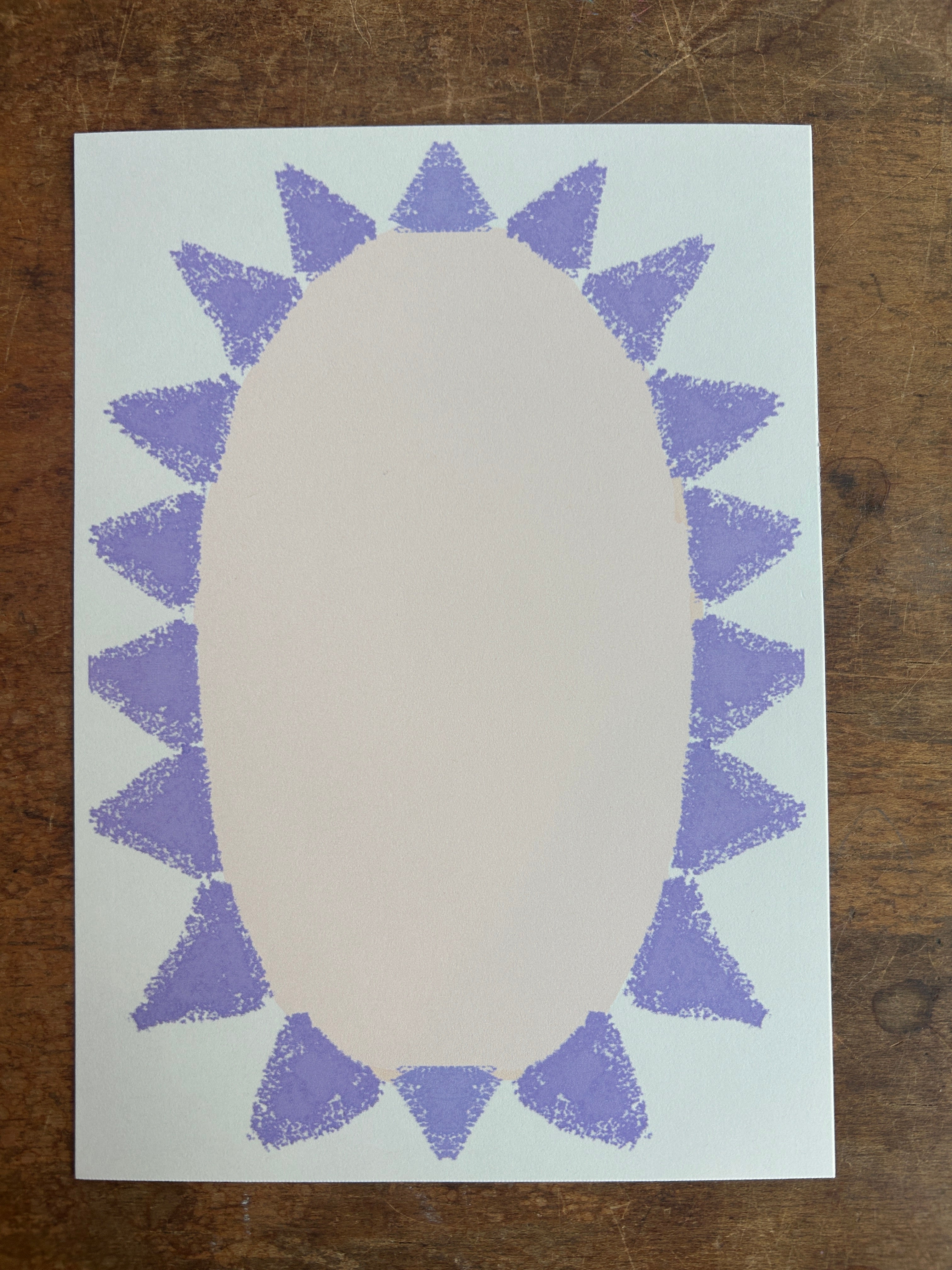 Sunburst Stamp Stationery