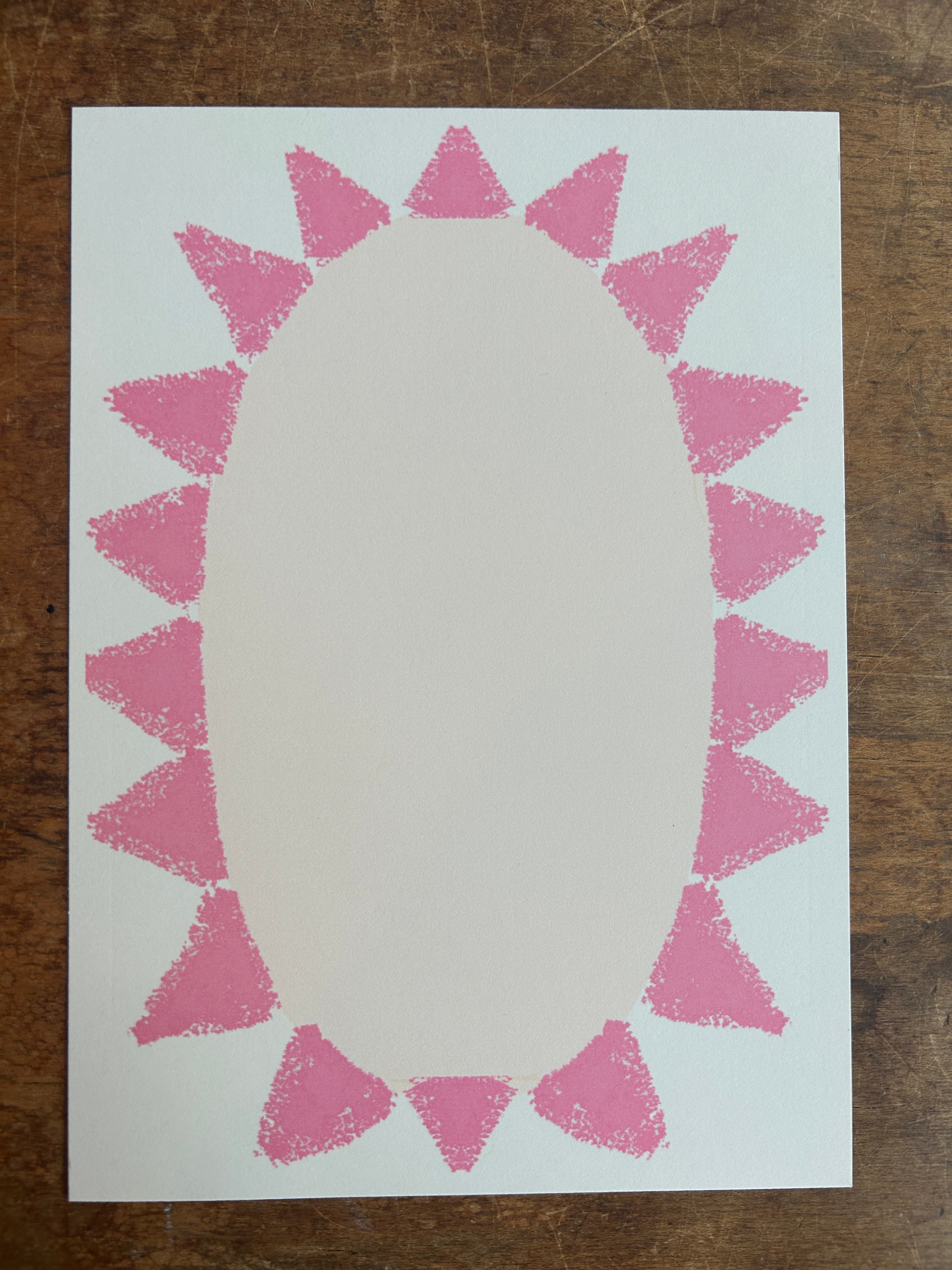Sunburst Stamp Stationery