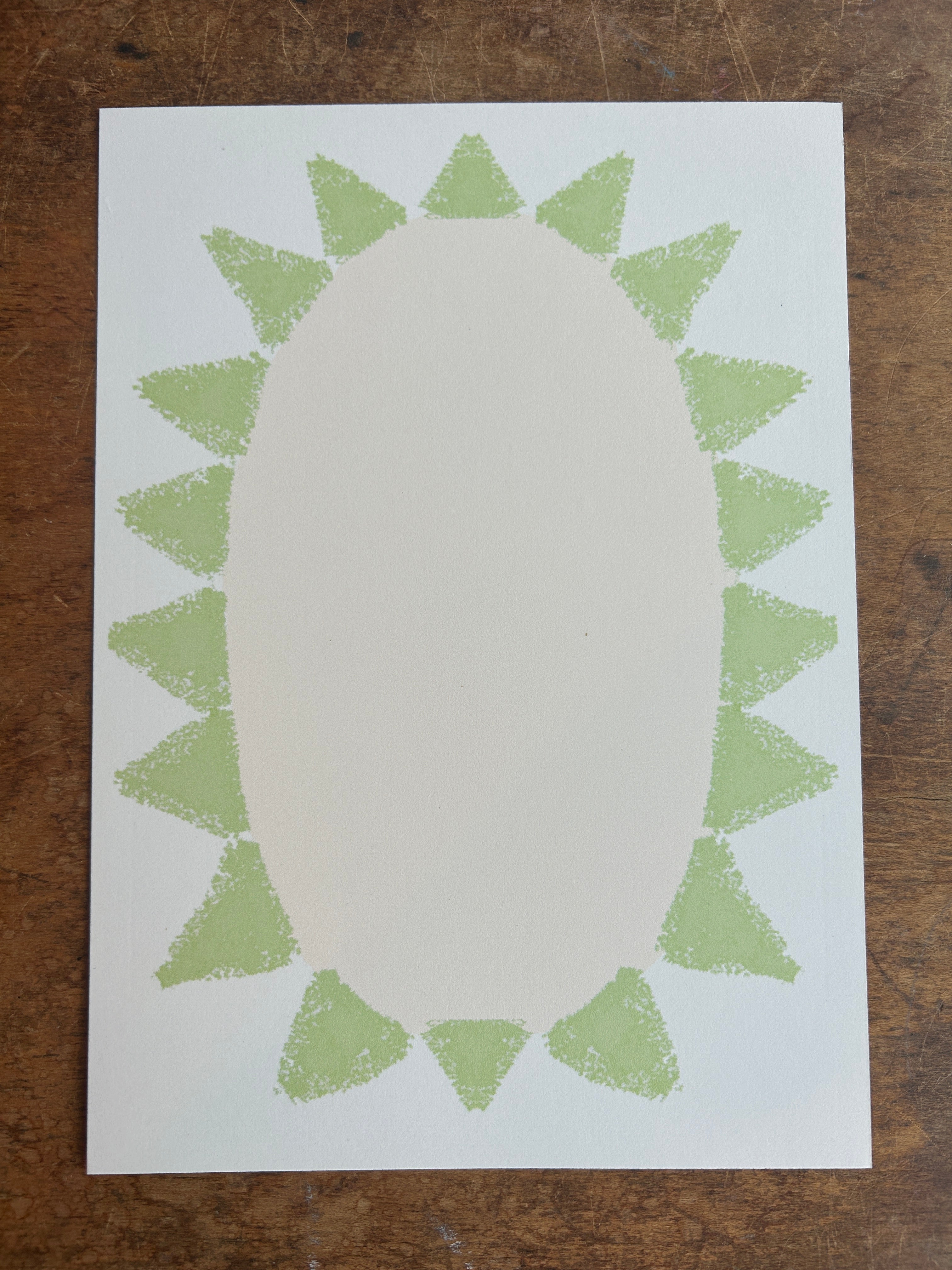 Sunburst Stamp Stationery