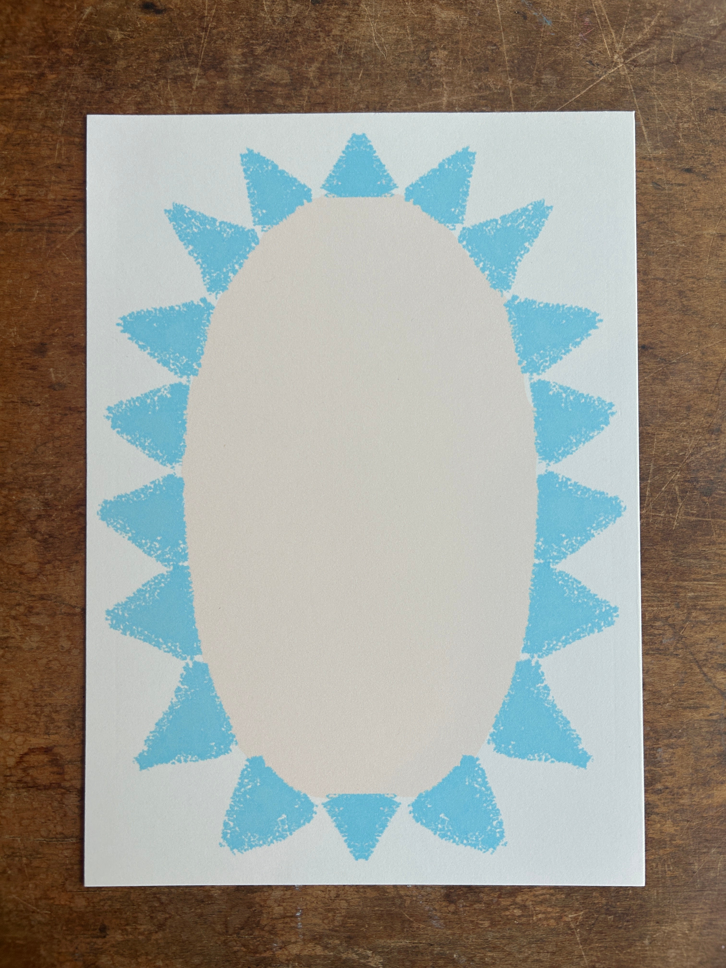 Sunburst Stamp Stationery