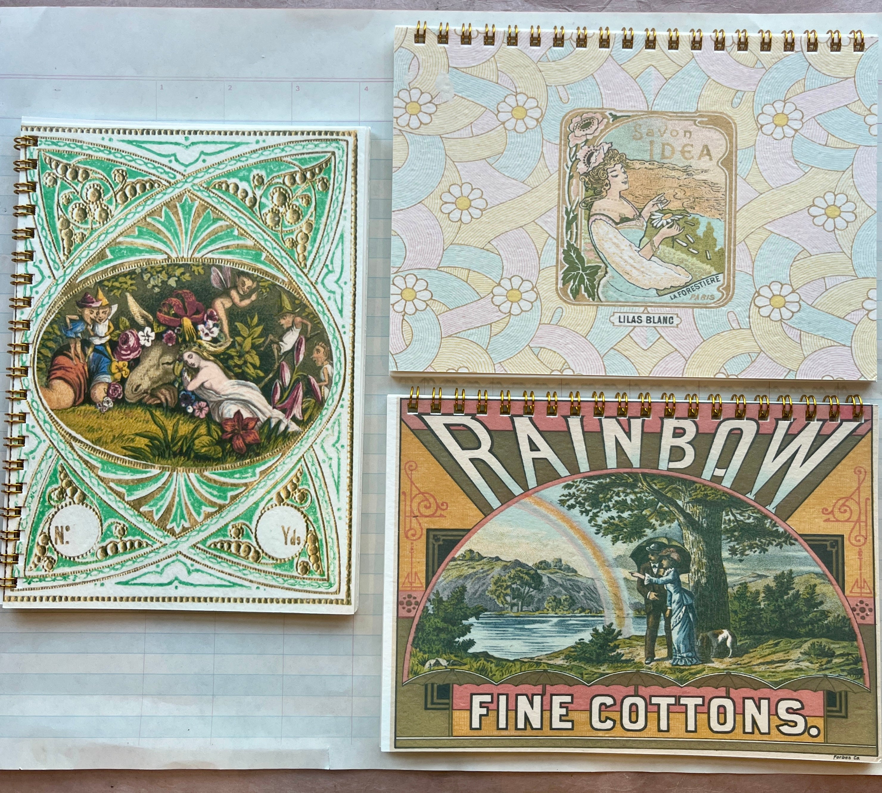 Vintage Label Notebooks