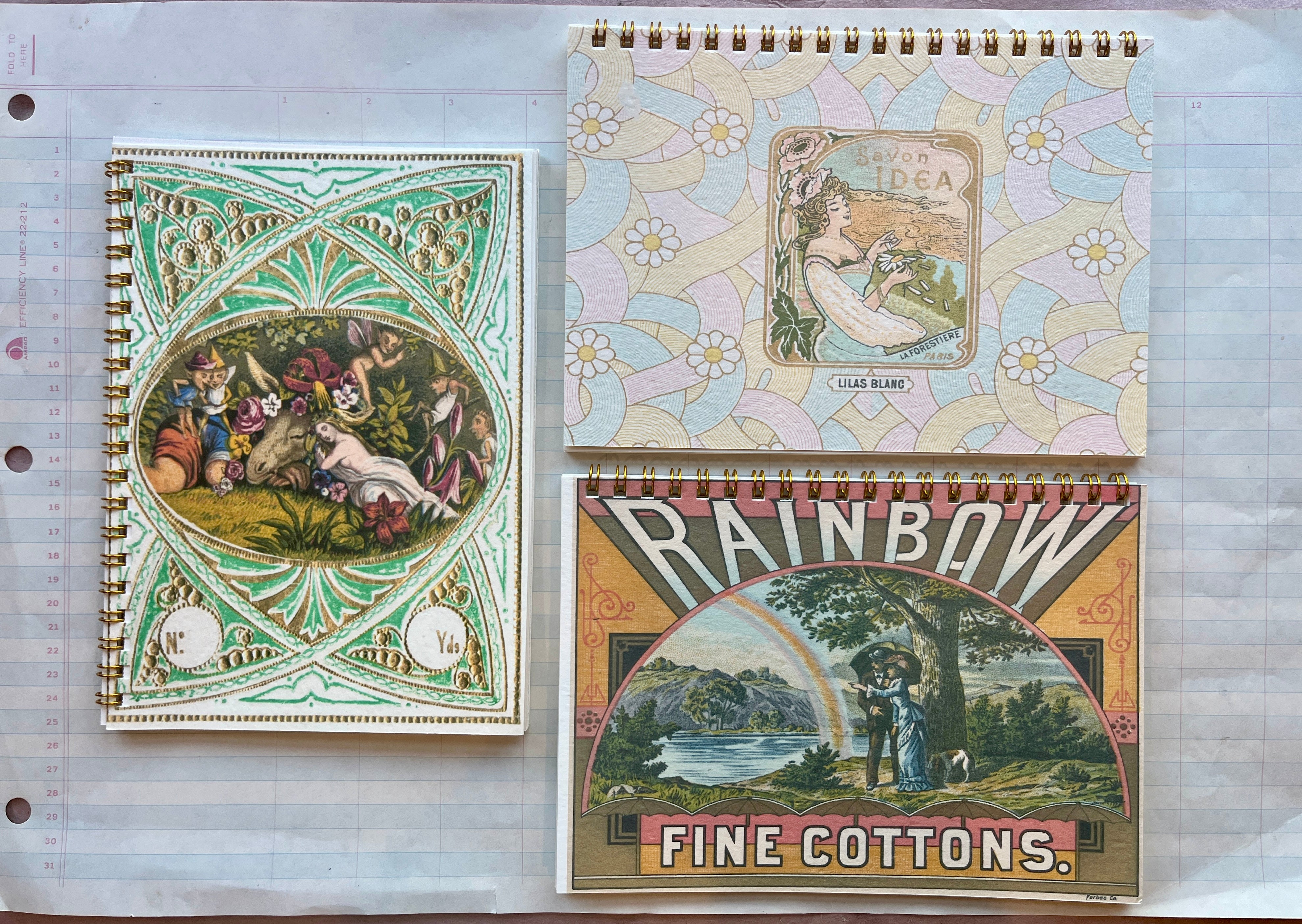 Vintage Label Notebooks