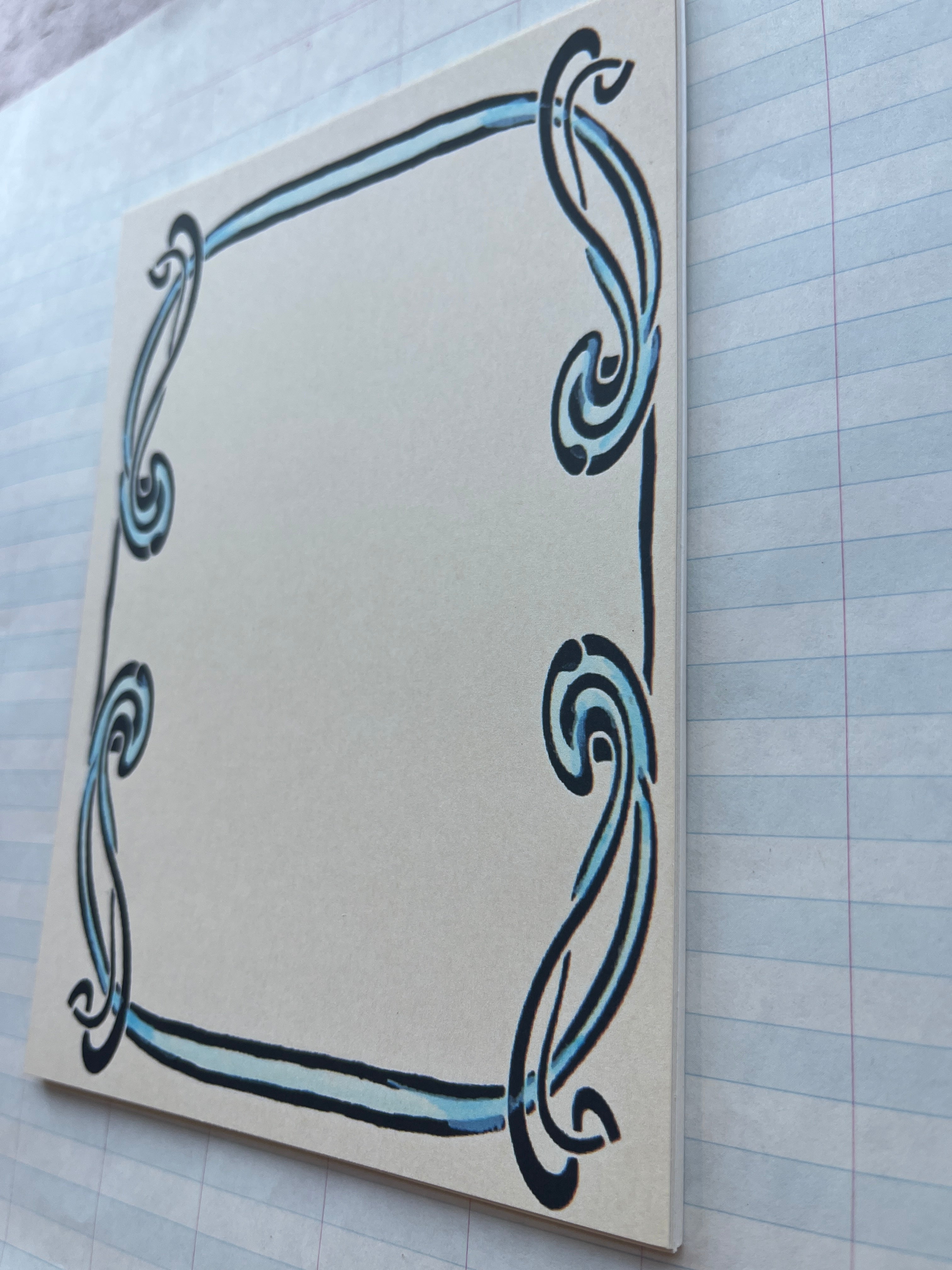 Nouveau Floral Frames Stationery II