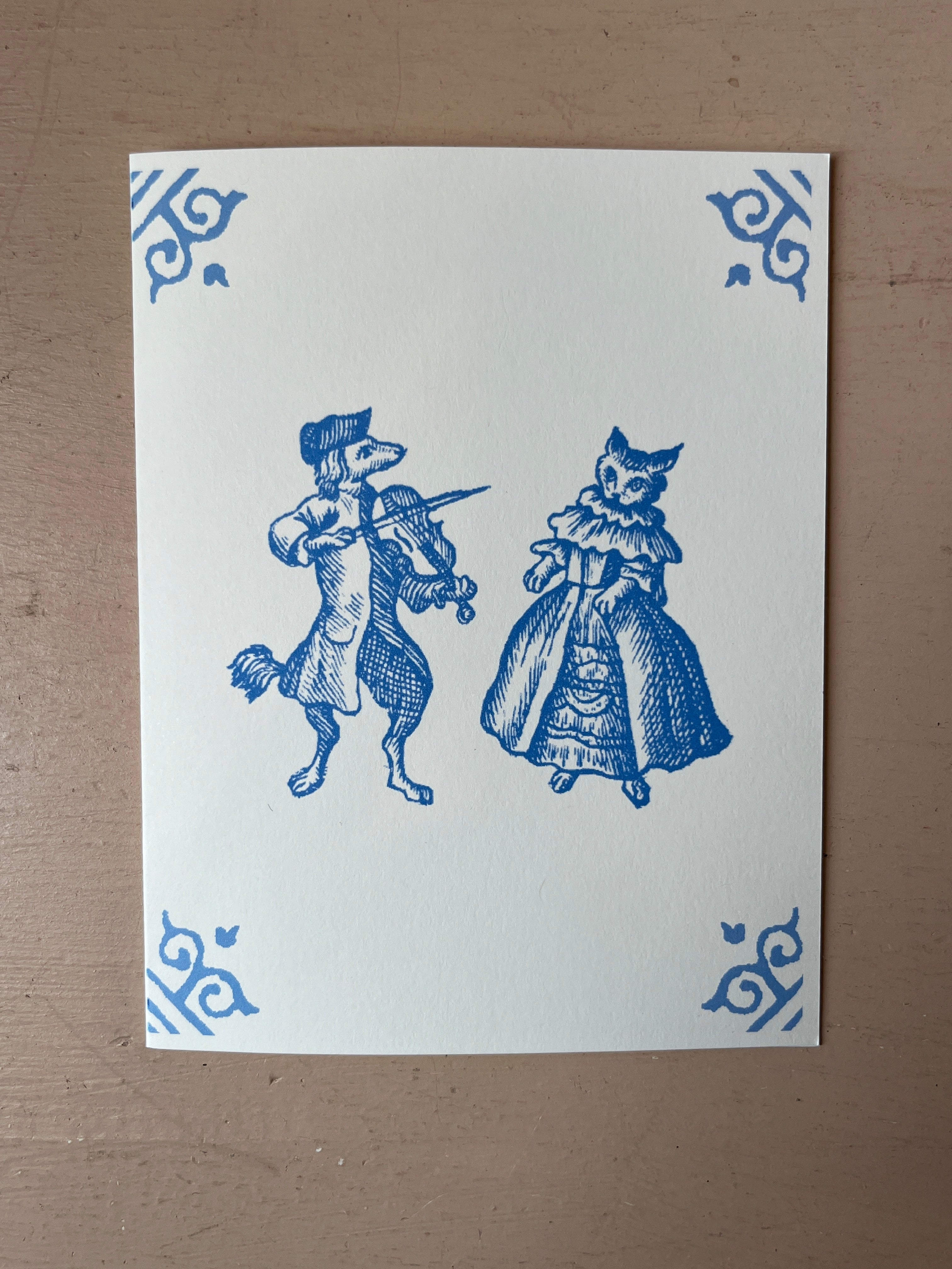 Dutch Tile Notecard Set