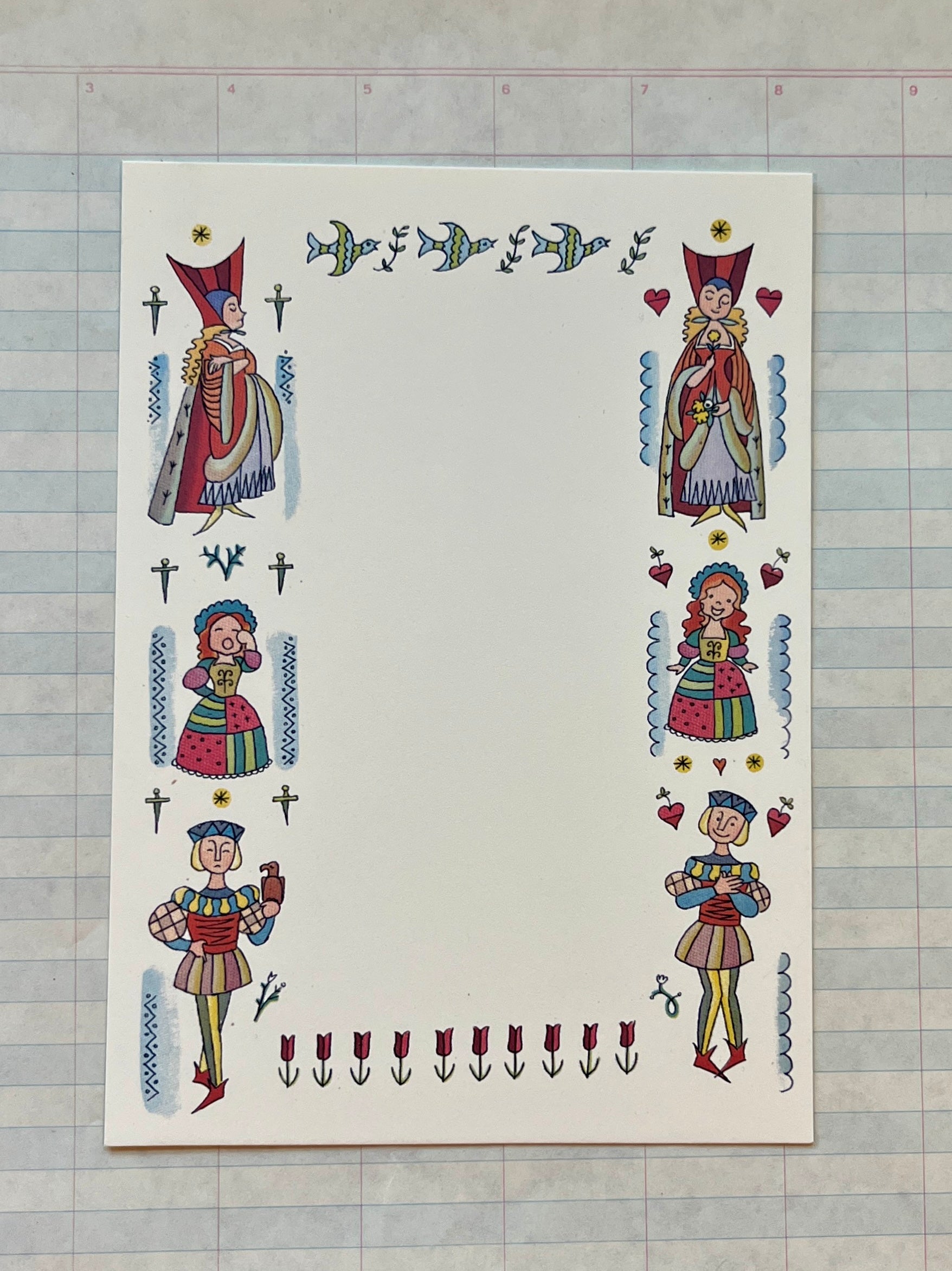 Kings Court Stationery Set