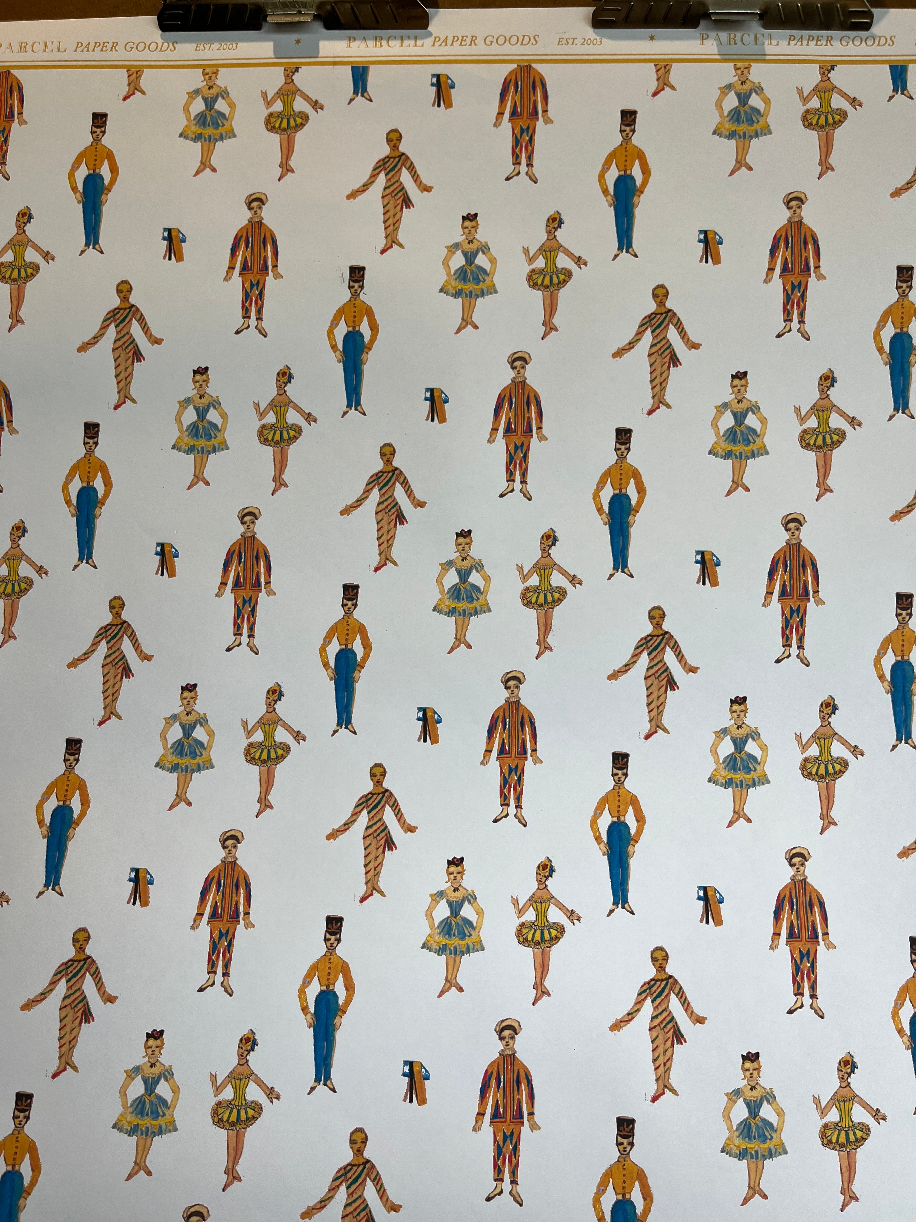 Parcel Artisan Wrapping Paper, Nutcracker Dancers Ensemble