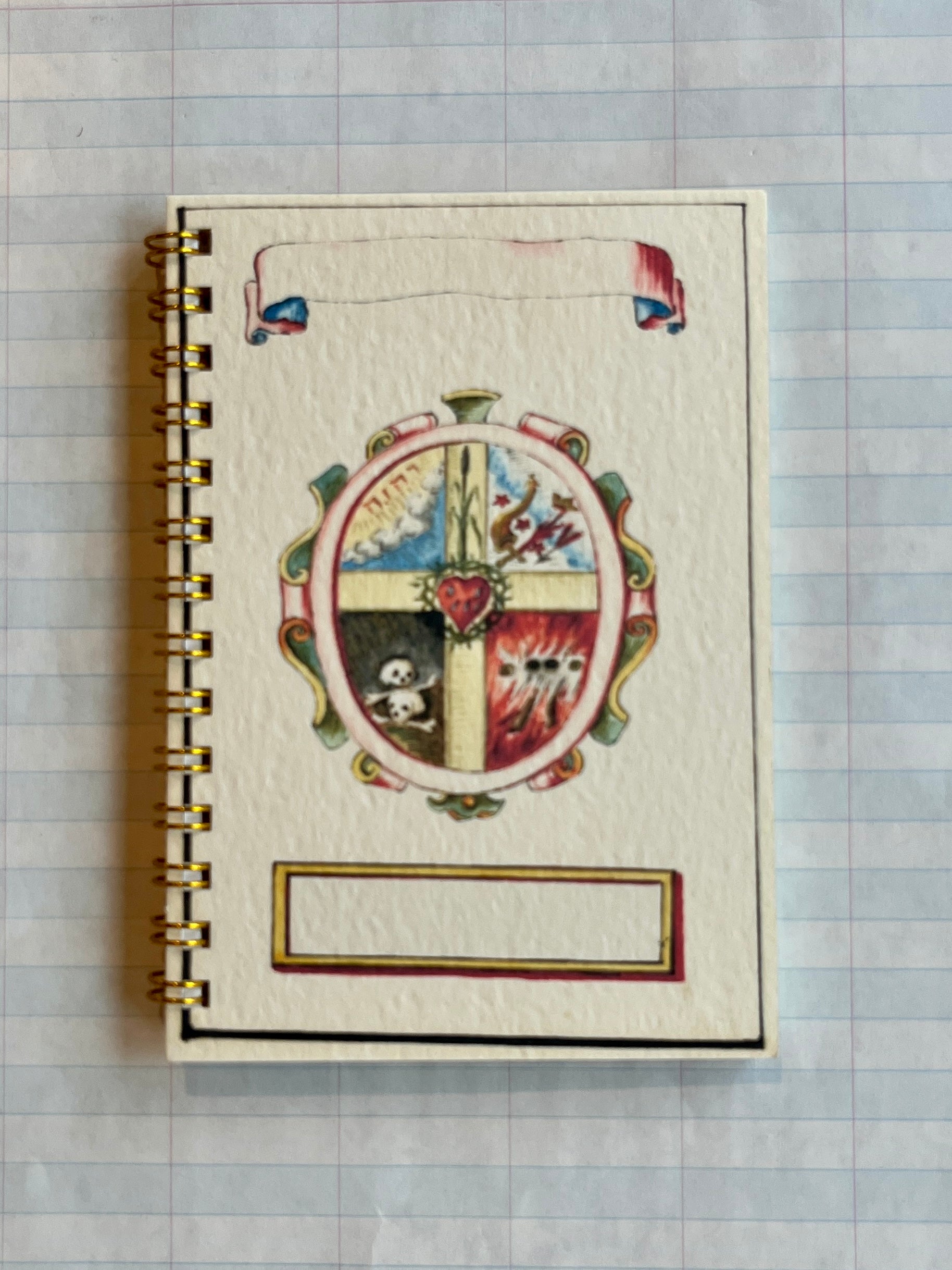 Medieval Heart Crest Notebook