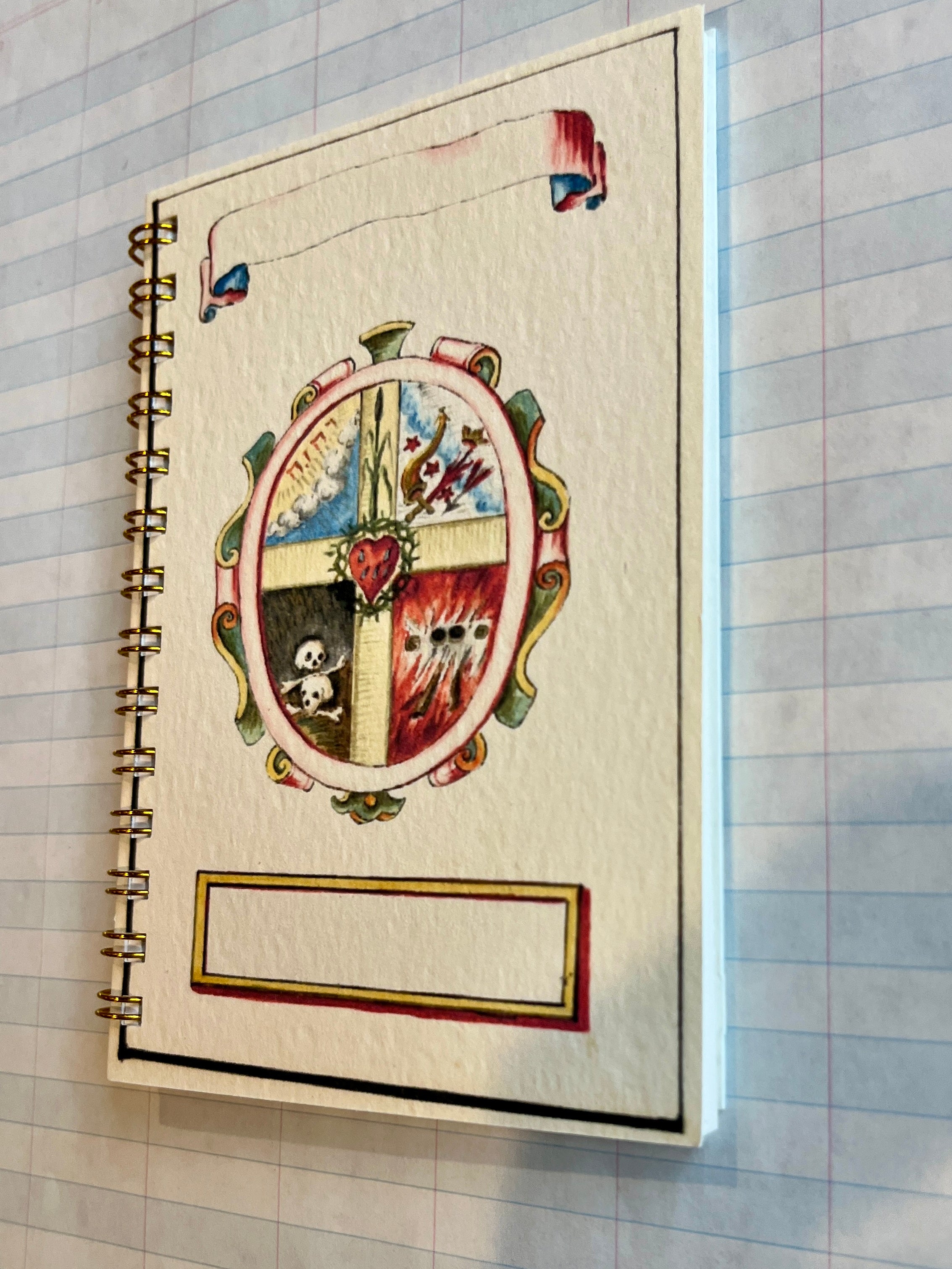 Medieval Heart Crest Notebook