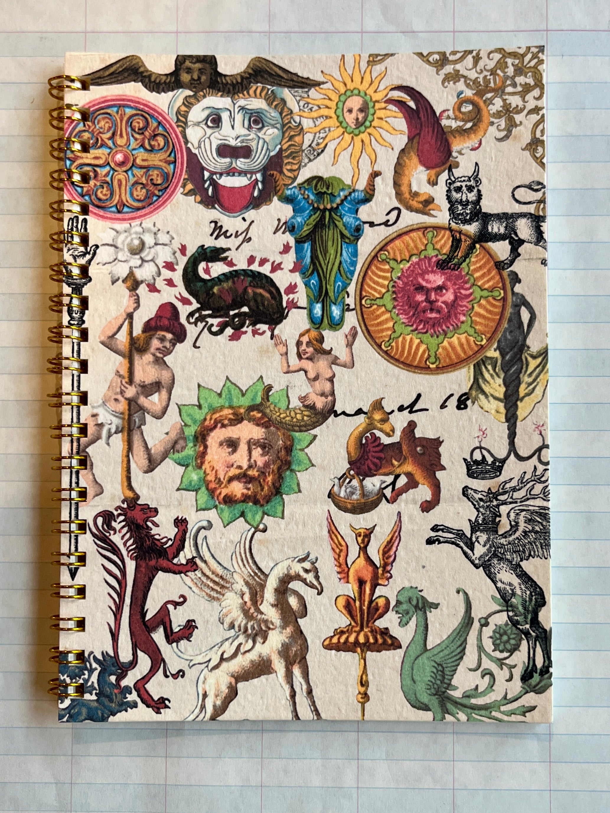 Medieval Collage Notebook