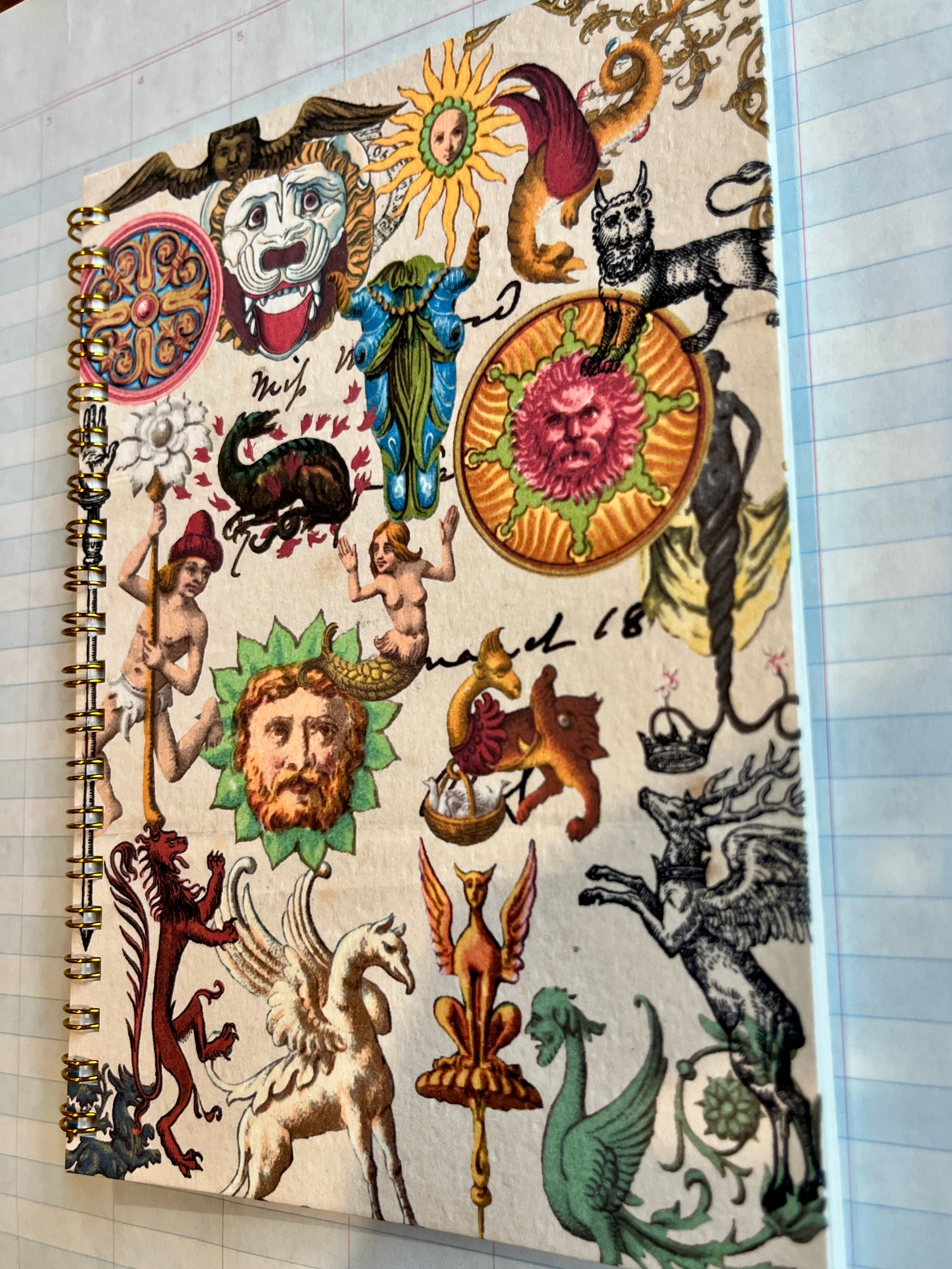 Medieval Collage Notebook