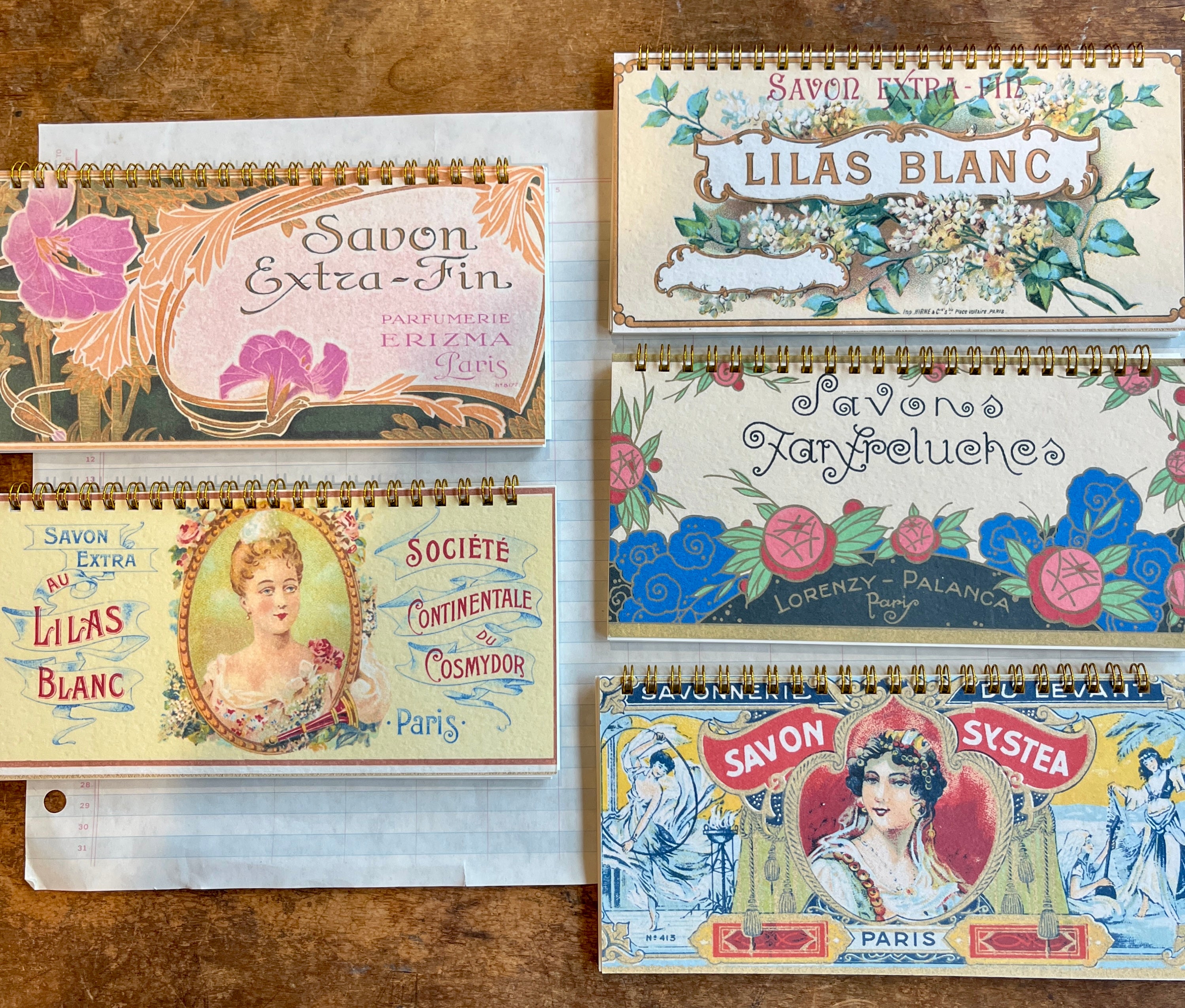 Vintage Label Notebooks